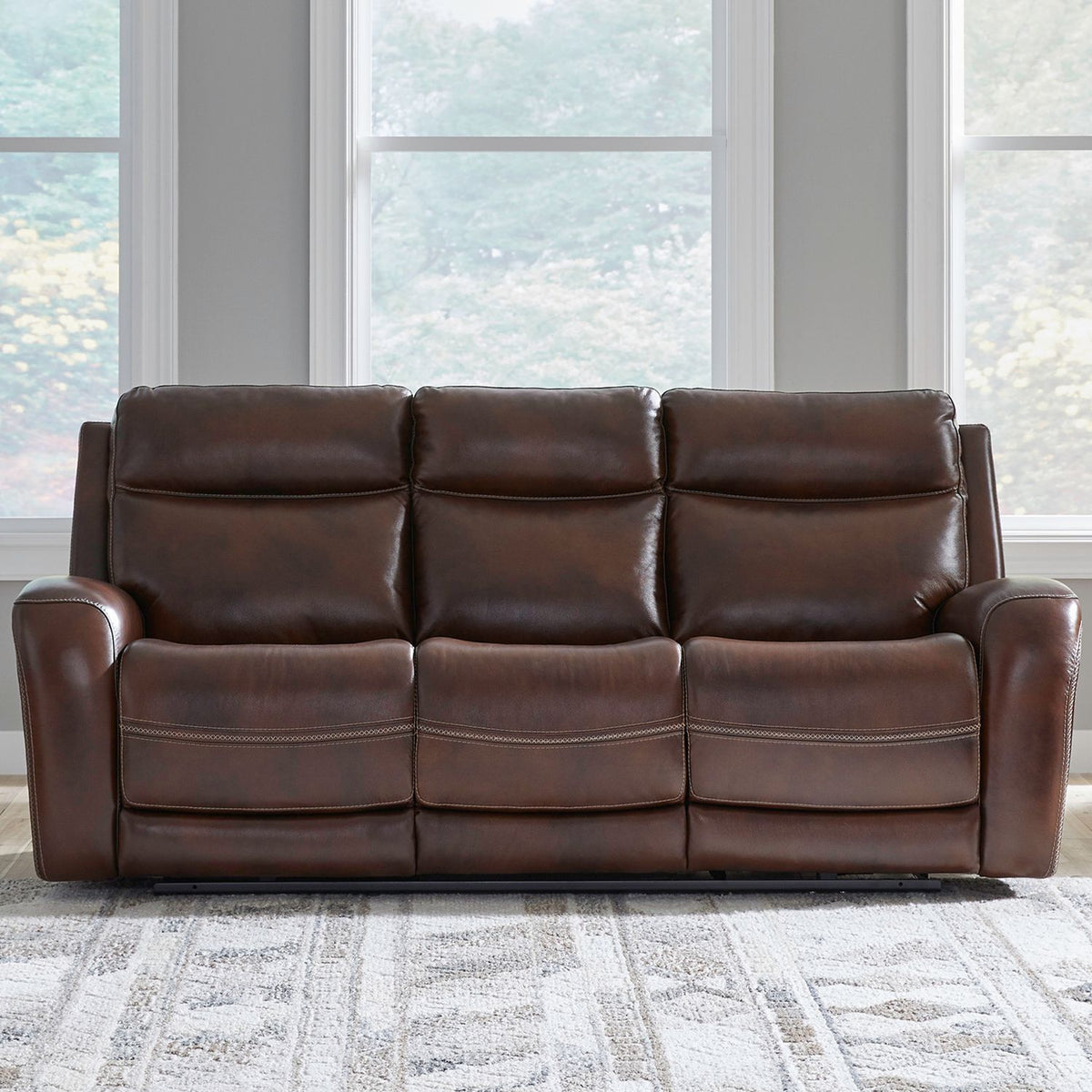 7005CG-32P - Sofa P2 & ZG - Cognac - Liberty Furniture