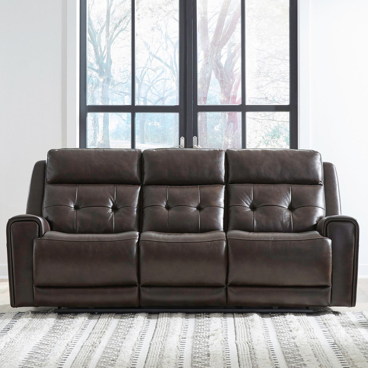 7006DB-33P - Sofa P3 & ZG - Dark Brown - Liberty Furniture