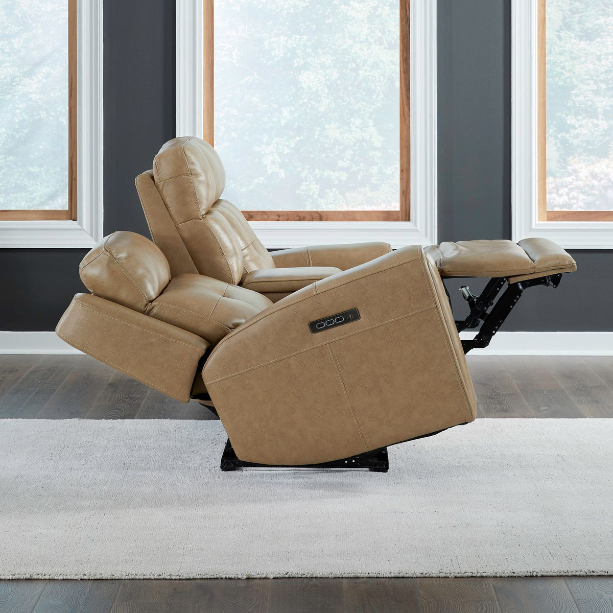 7006SN-23P - Loveseat w/Console P3 & ZG - York Sand - Liberty Furniture