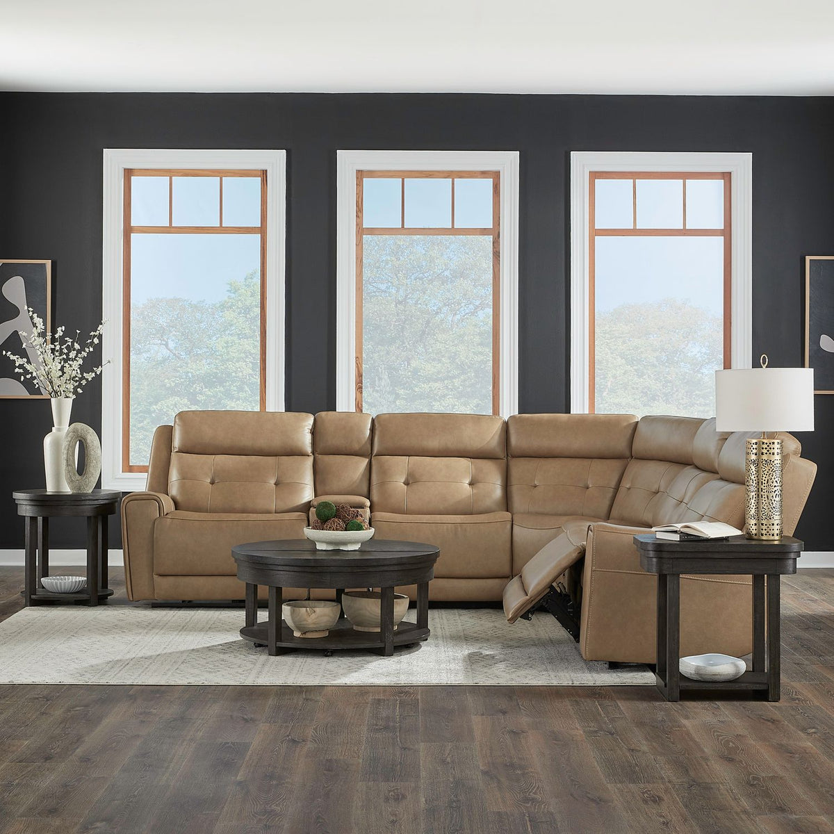 7006SN-UPH-6PCSEC - 6 Piece Sectional - Liberty Furniture