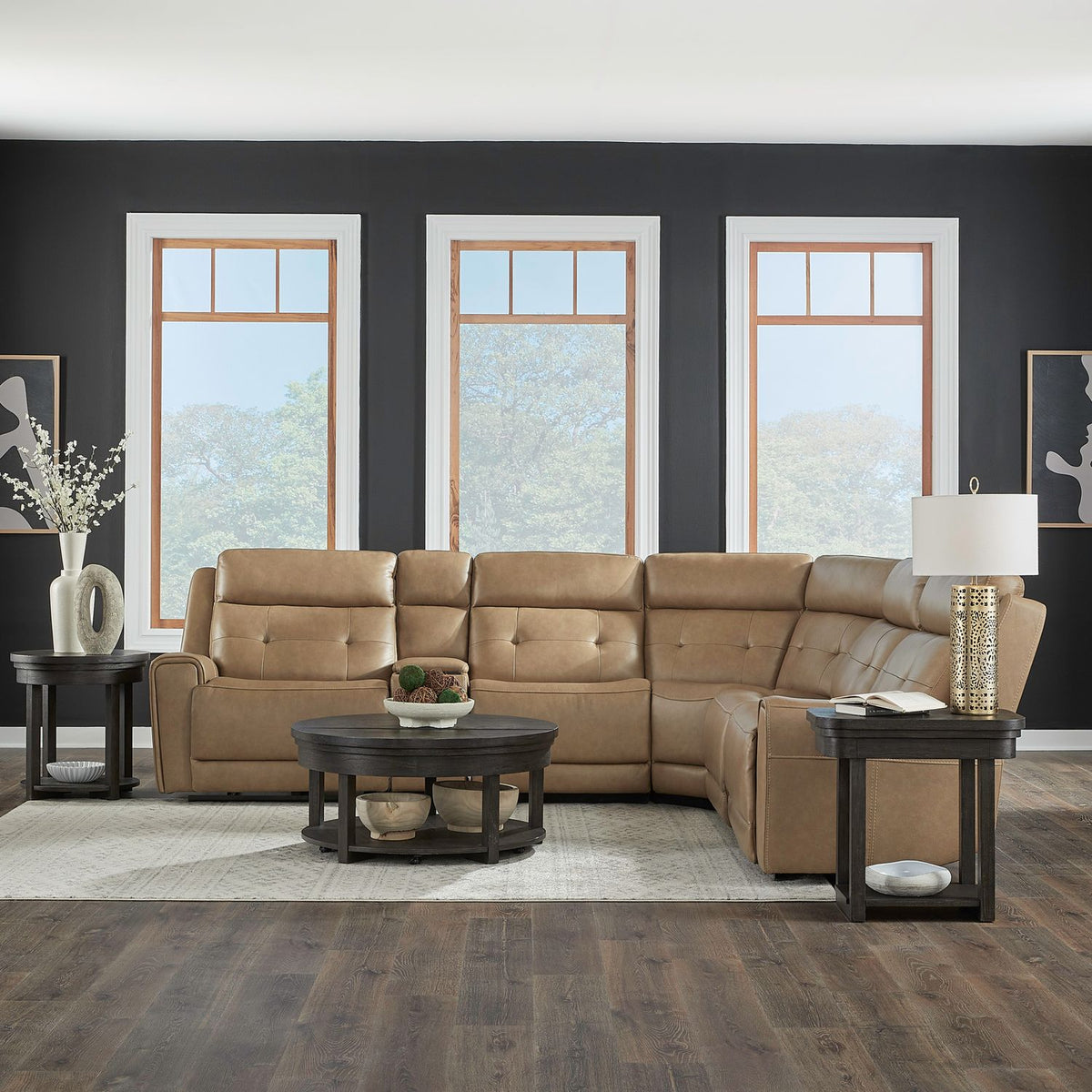 7006SN-UPH-6PCSEC - 6 Piece Sectional - Liberty Furniture