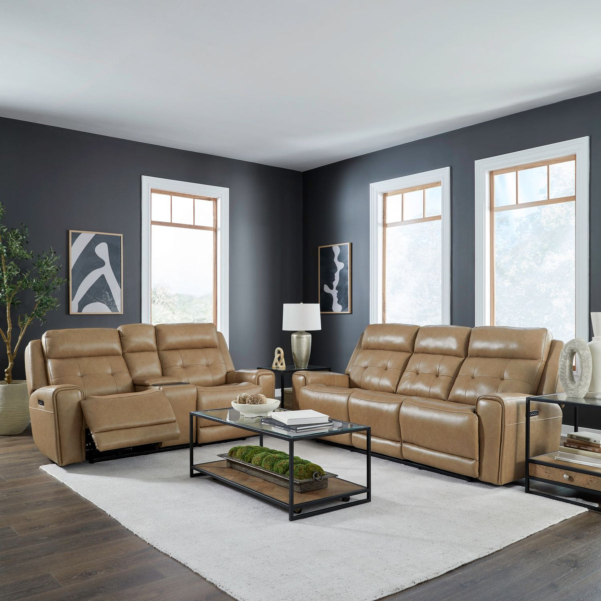 7006SN-UPH-SOLO - Sofa & Loveseat - Liberty Furniture