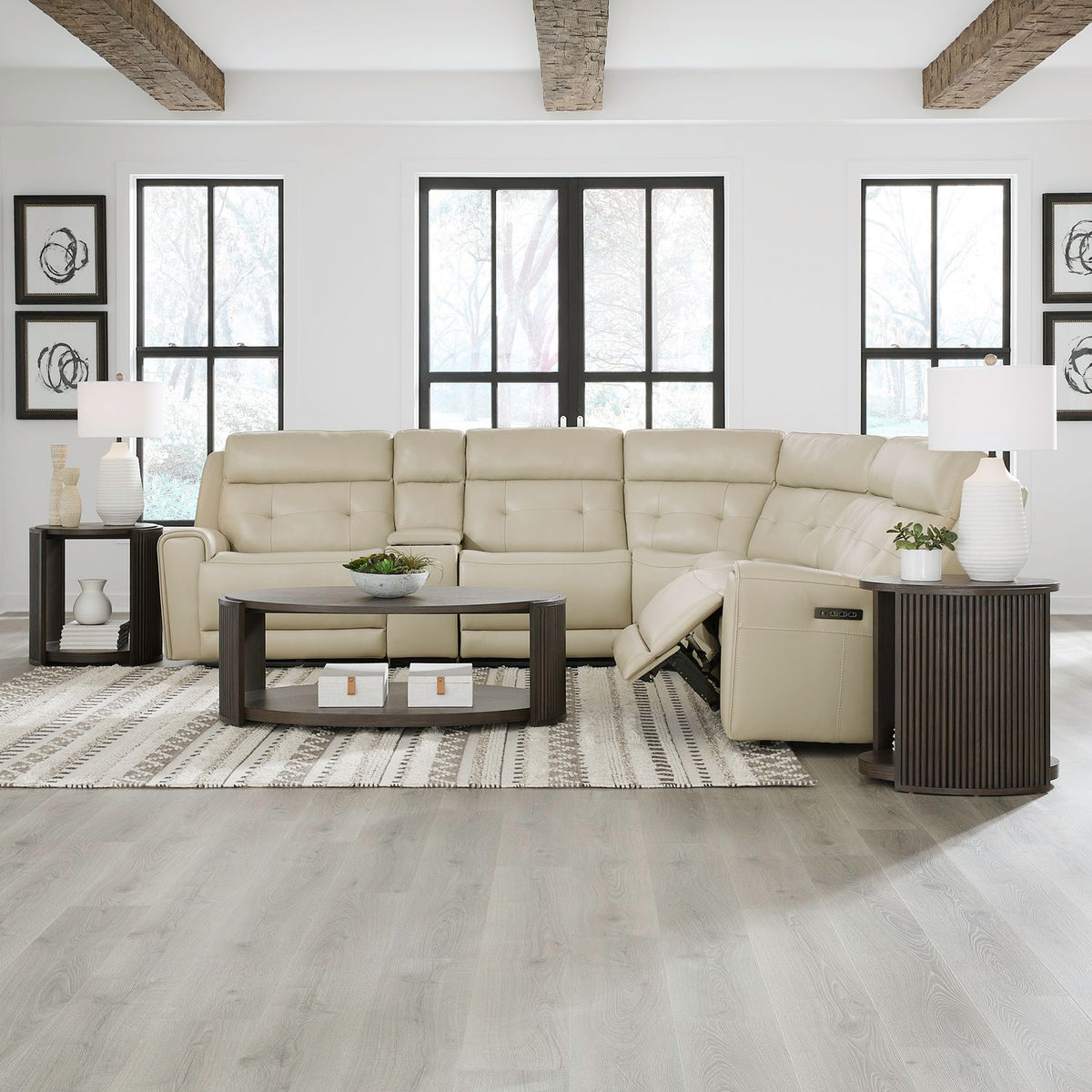 7006ST-UPH-6PCSEC - 6 Piece Sectional - Liberty Furniture