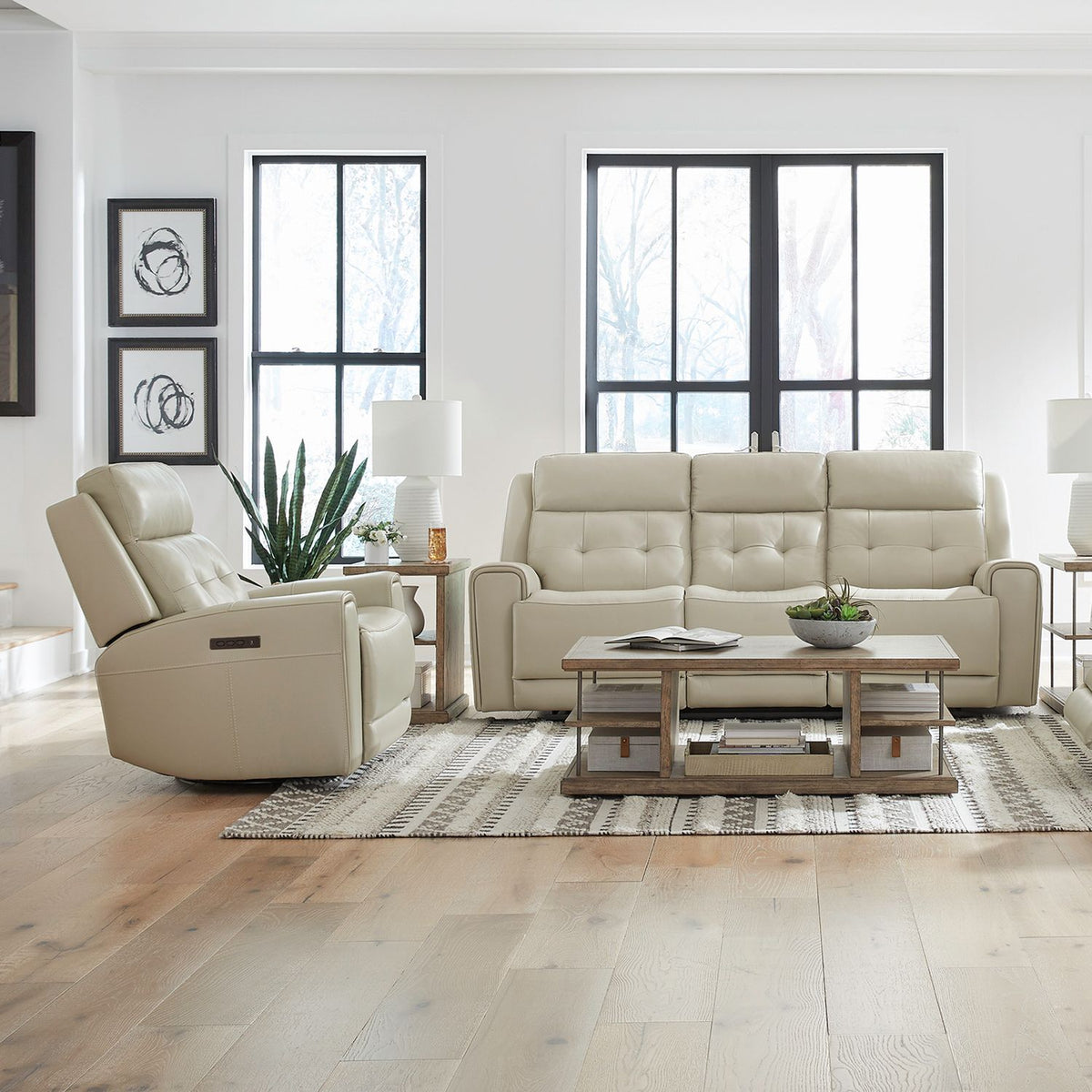 7006ST-UPH-SOREC - Sofa & Recliner - Liberty Furniture