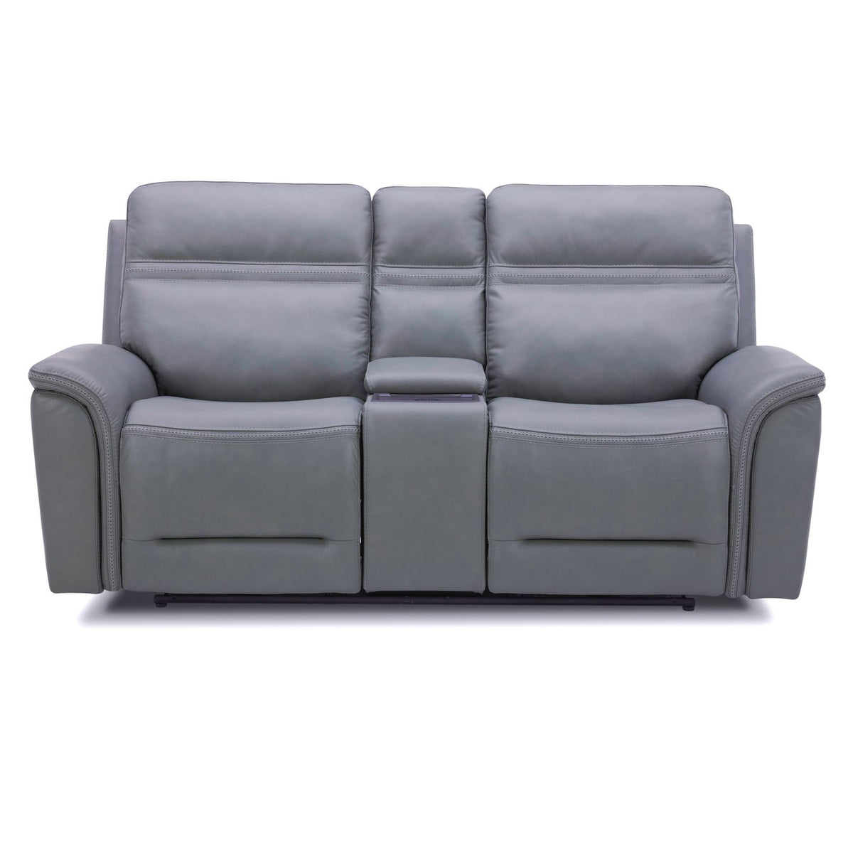 7007BG-23P - Loveseat w/Console P3 & ZG - Blue Gray - Liberty Furniture