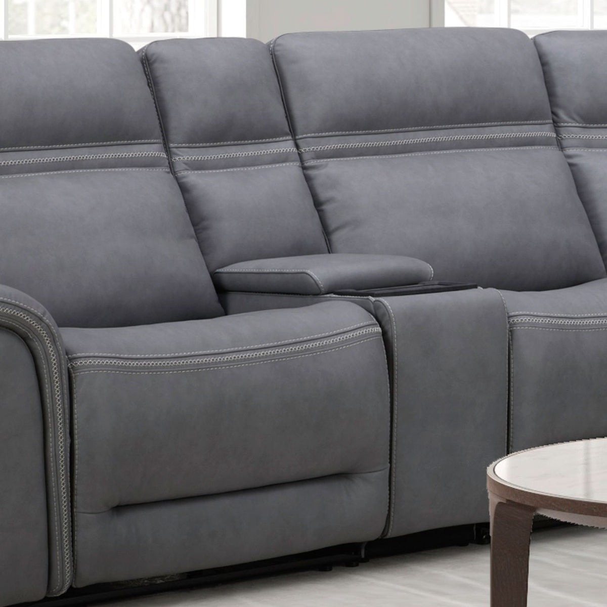 7007BG-40C - Console - Blue Gray - Liberty Furniture