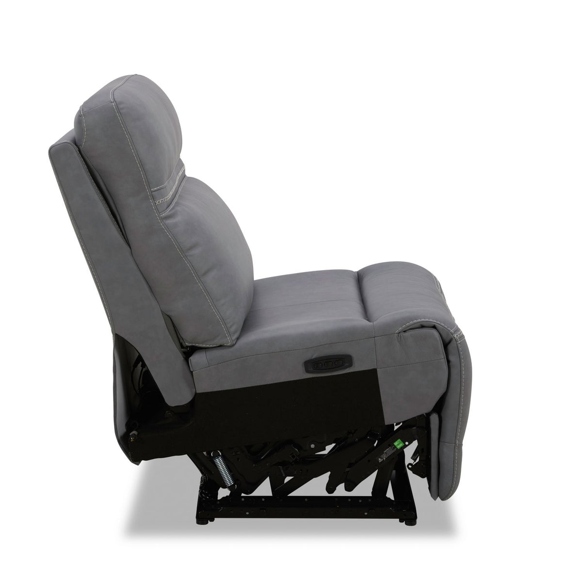 7007BG-43AP - Armless Recliner P3 & ZG - Blue Gray - Liberty Furniture