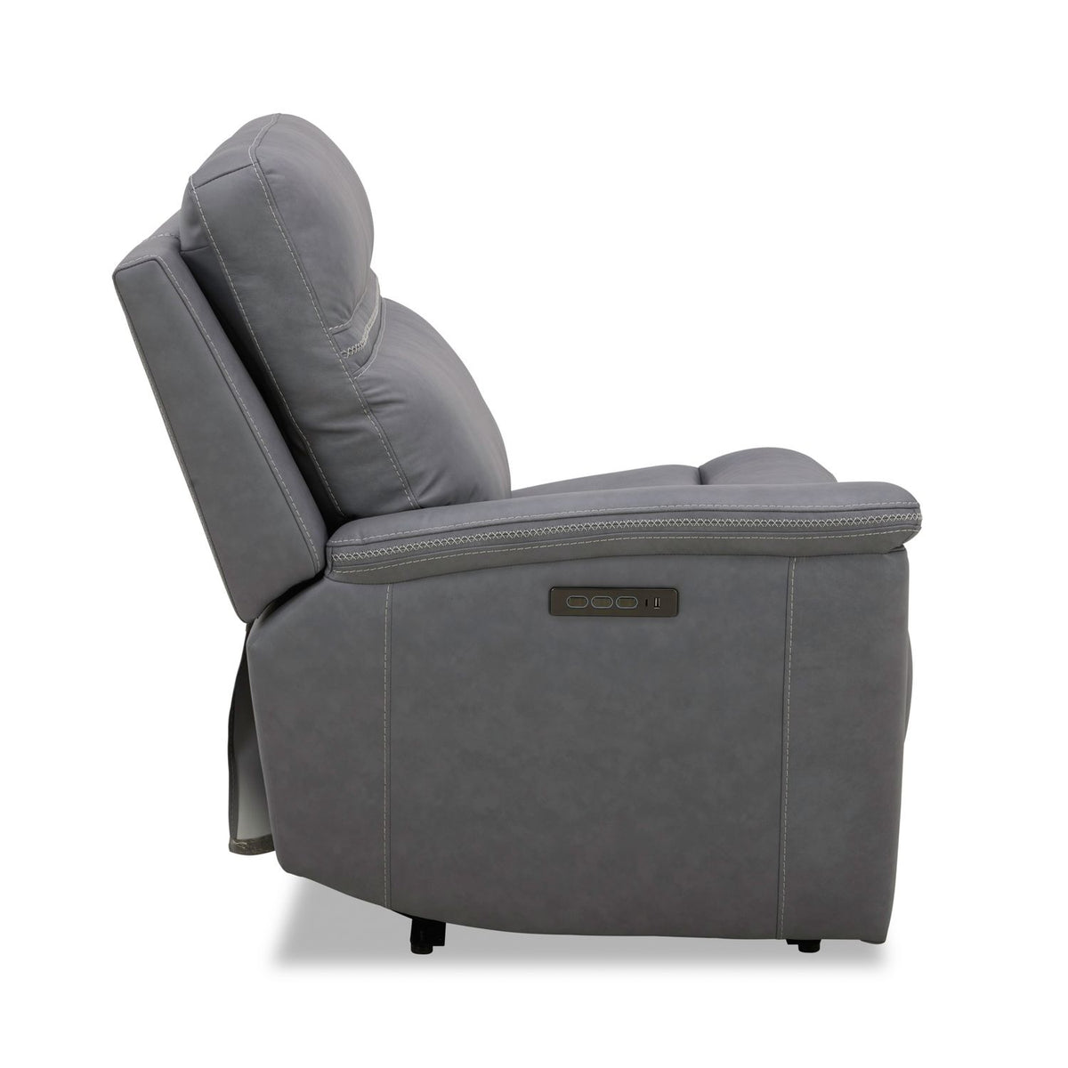 7007BG-43LP - L Arm Recliner P3 & ZG - Blue Gray - Liberty Furniture