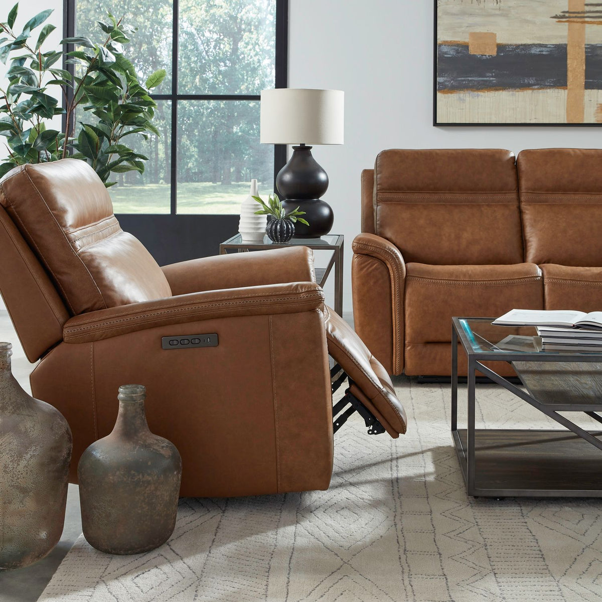 7007CM-13P - SG Recliner P3 - Camel - Liberty Furniture