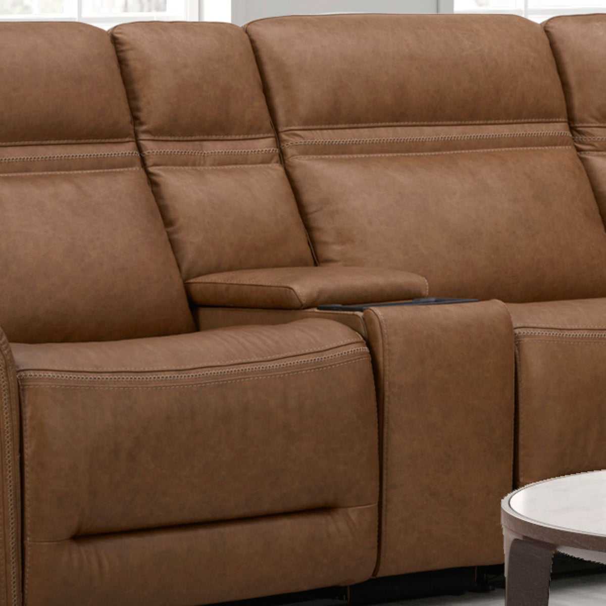 7007CM-40C - Console - Camel - Liberty Furniture