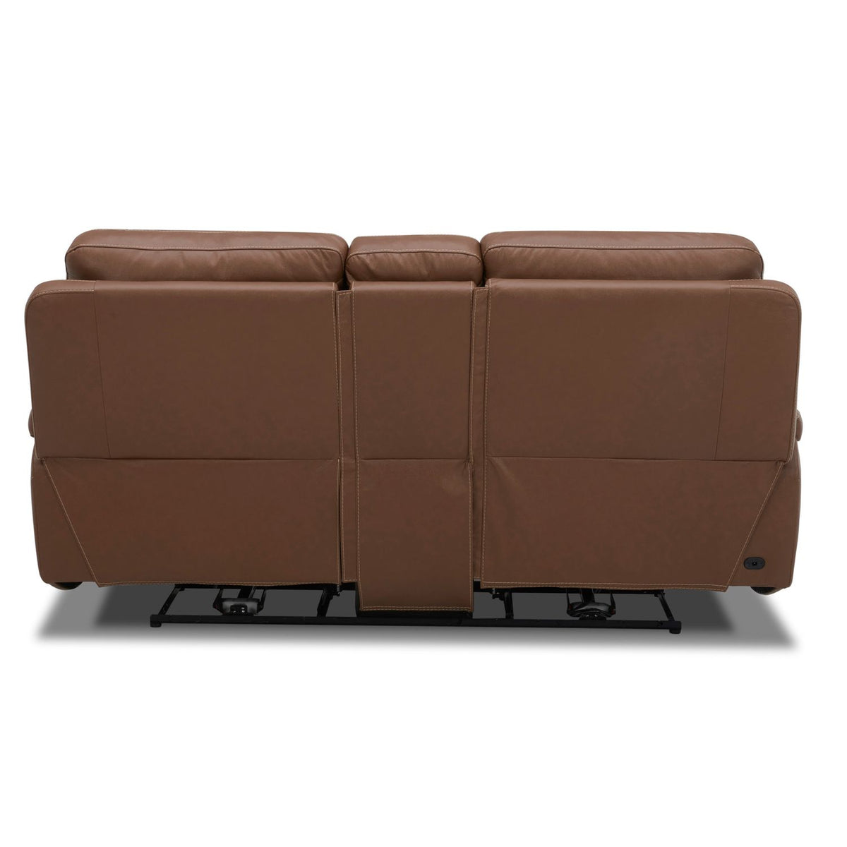 7008SD-23P - Loveseat w/Console P3 & ZG - Saddle - Liberty Furniture