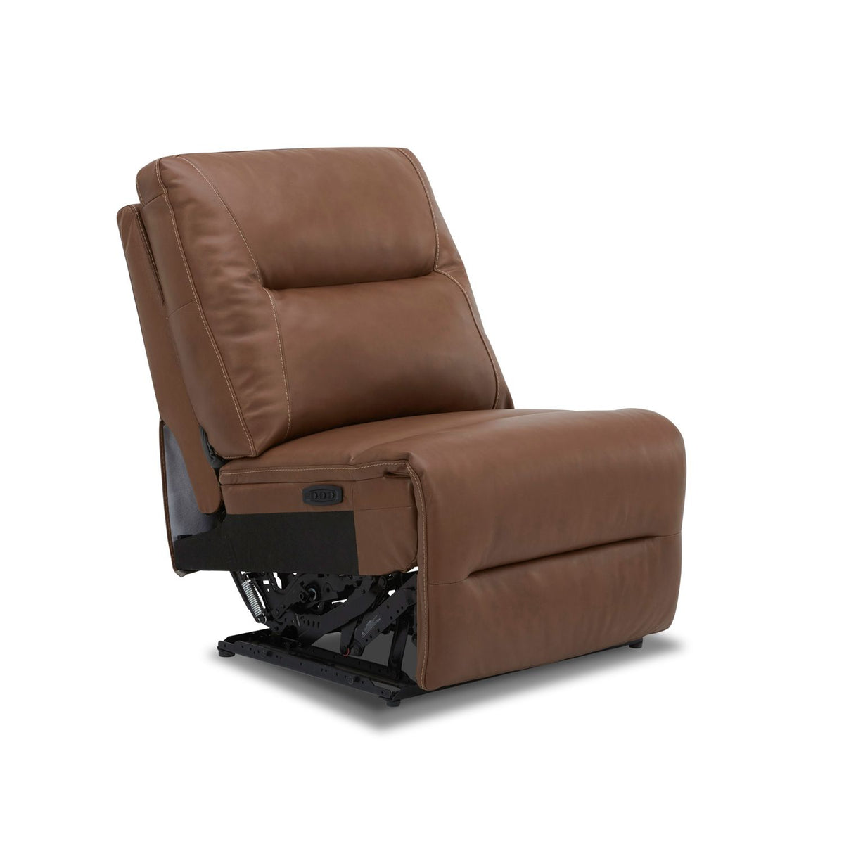 7008SD-43AP - Armless Recliner P3 & ZG - Saddle - Liberty Furniture