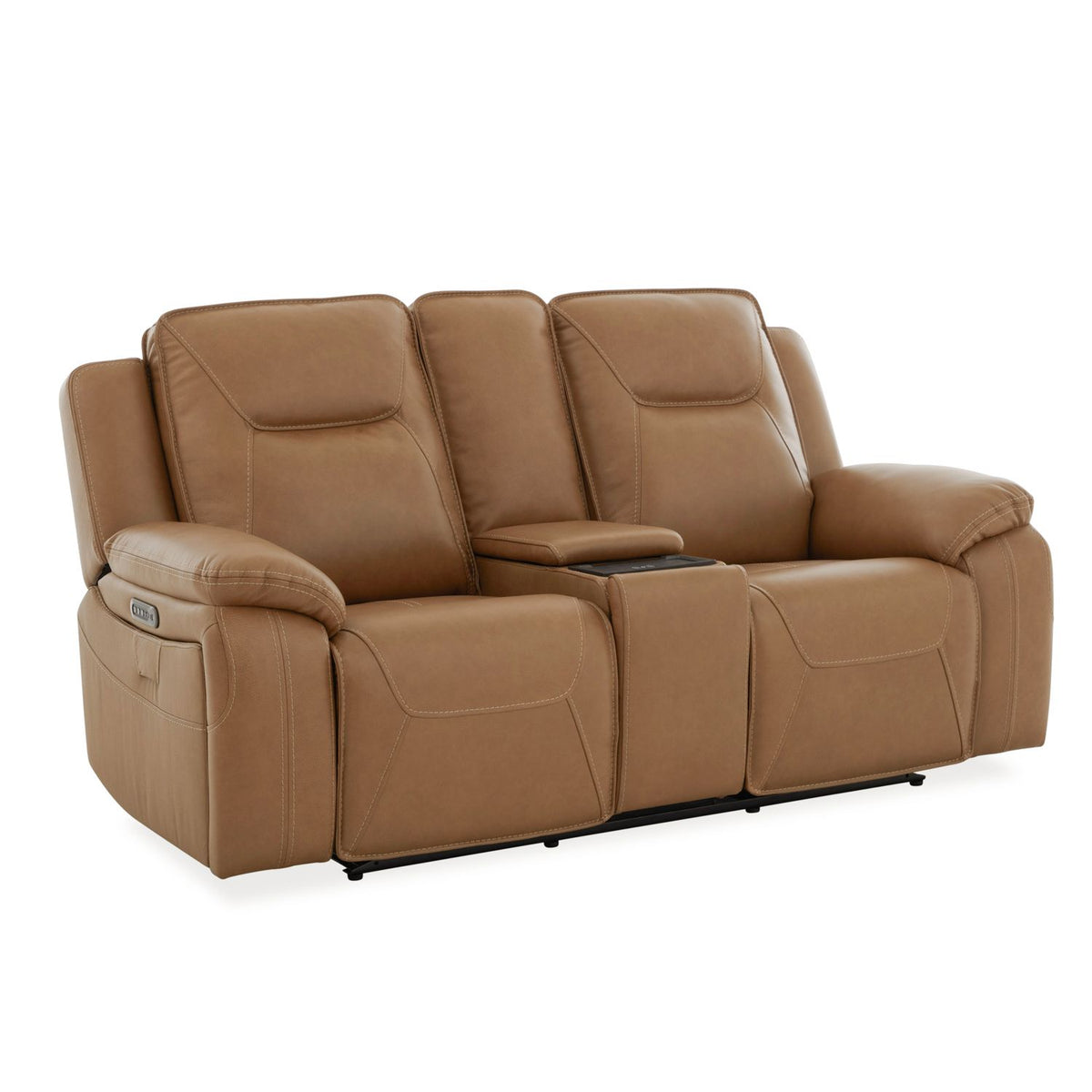 7018BU-23P - Loveseat w/ Console P3 & ZW - Liberty Furniture