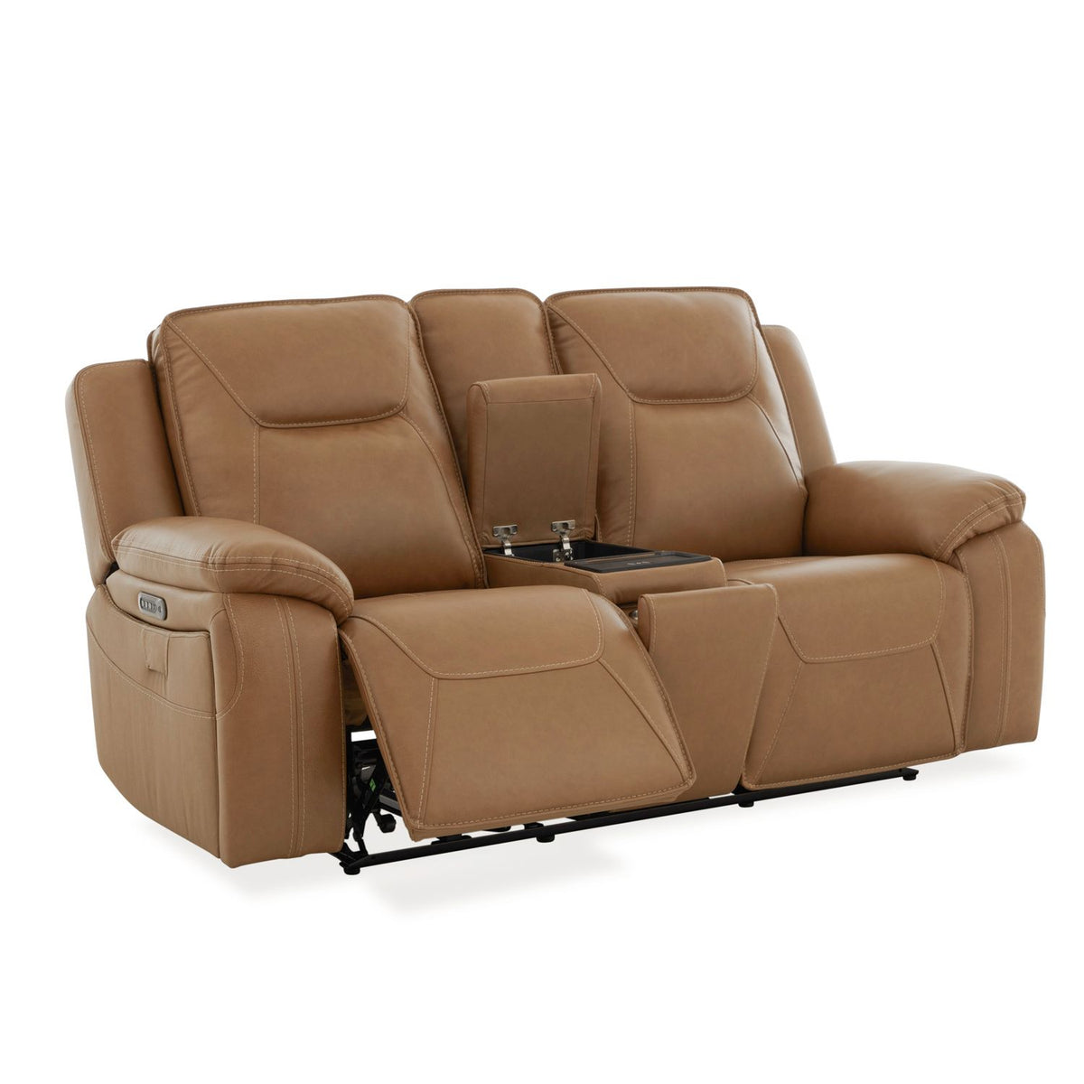 7018BU-23P - Loveseat w/ Console P3 & ZW - Liberty Furniture