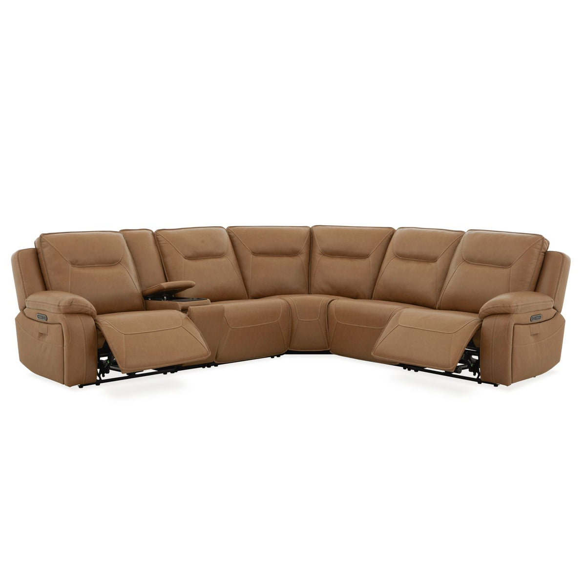 7018BU-UPH-6PCSEC - 6 Piece Sectional - Liberty Furniture