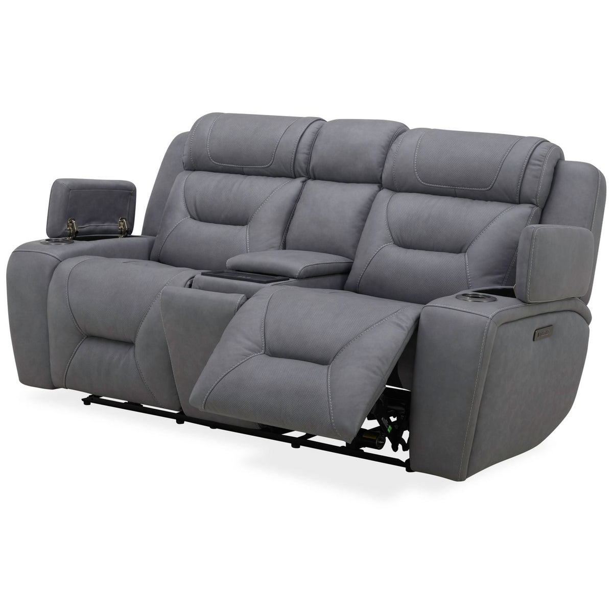 7019BG-22P - Loveseat w/ Console P2 & ZG - Liberty Furniture