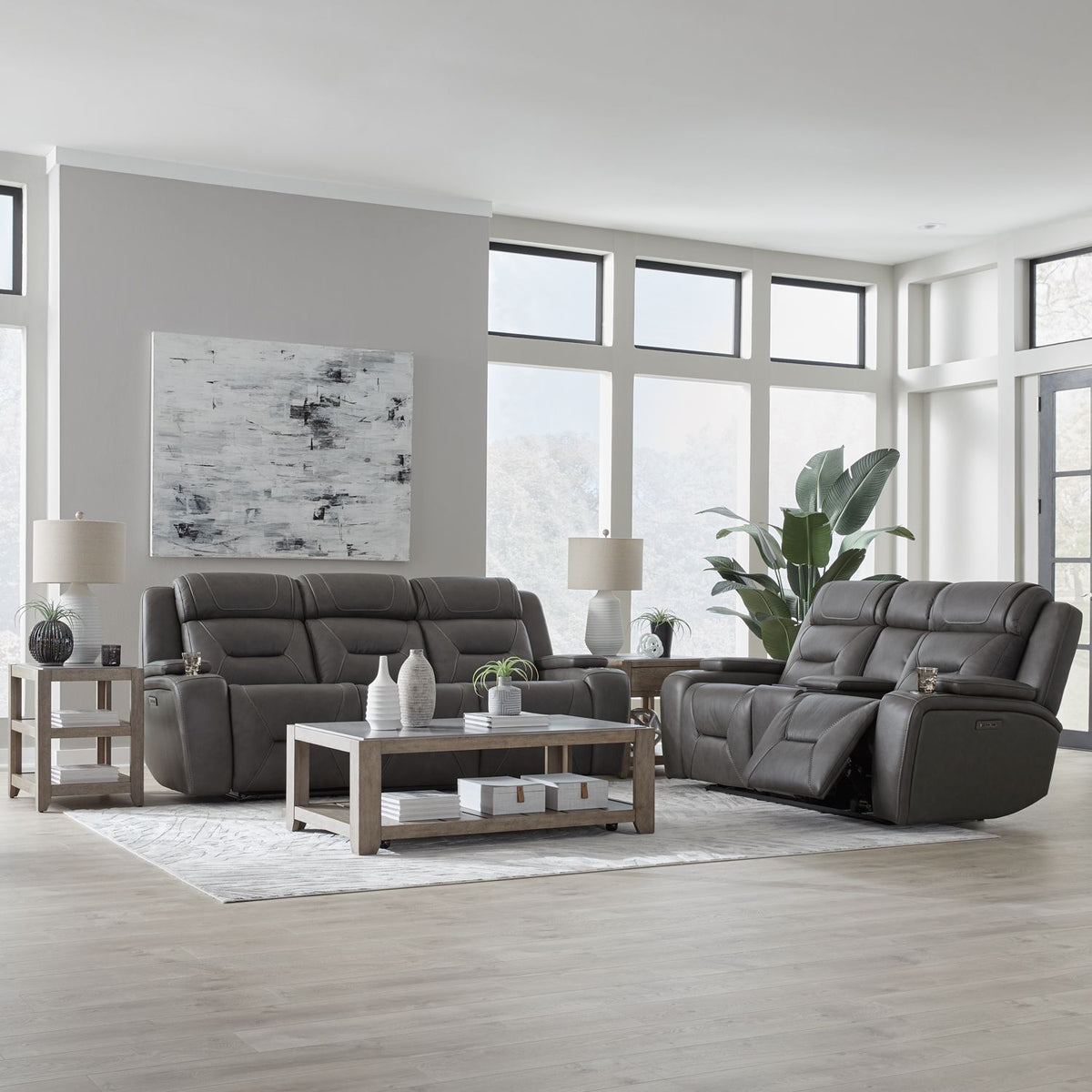 7019CO-UPH-SOLO - Sofa & Loveseat - Liberty Furniture