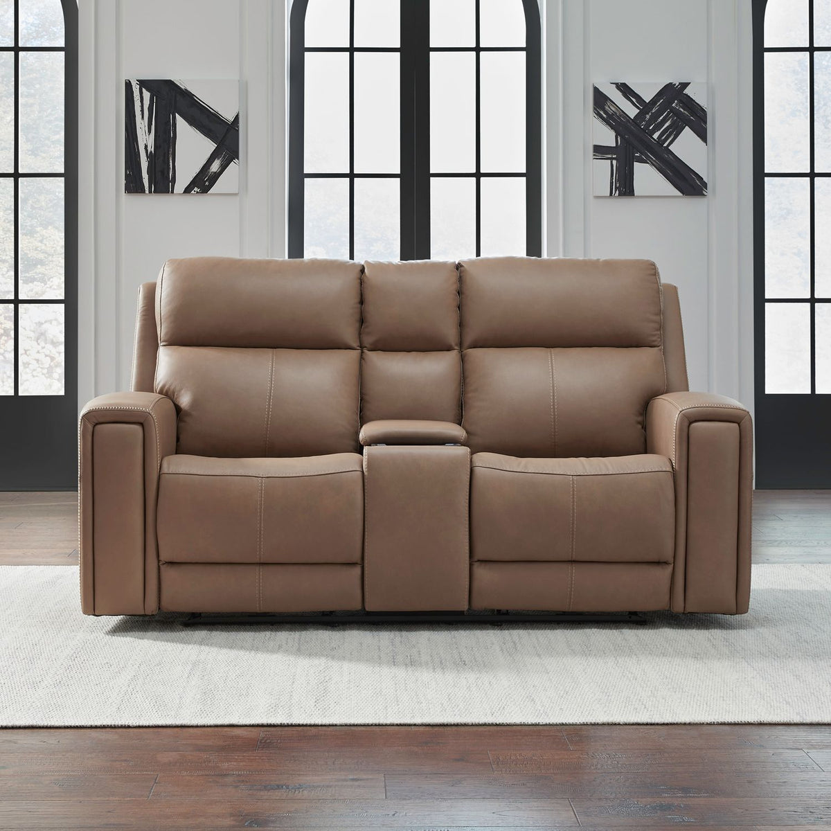 7021TO-23P - Loveseat w/ Console P3 & ZW - Liberty Furniture