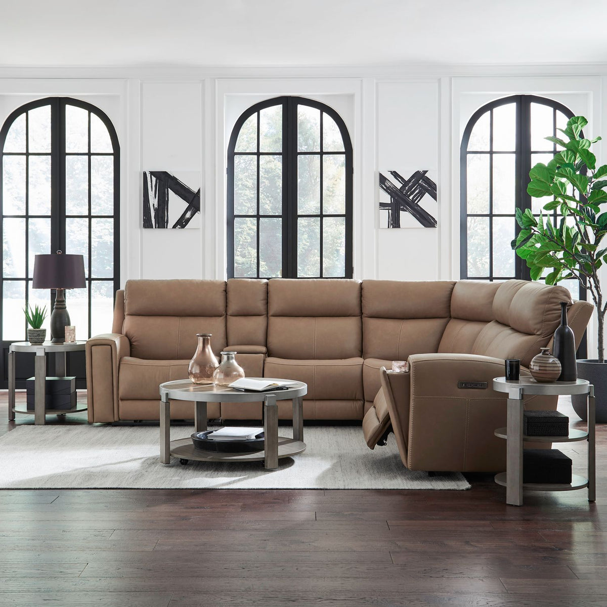 7021TO-UPH-6PCSEC - 6 Piece Sectional - Liberty Furniture