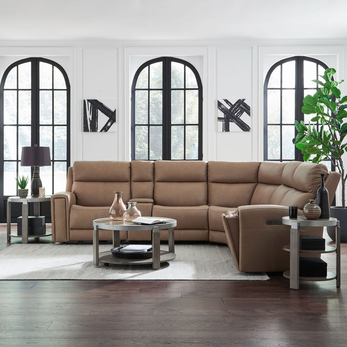 7021TO-UPH-6PCSEC - 6 Piece Sectional - Liberty Furniture