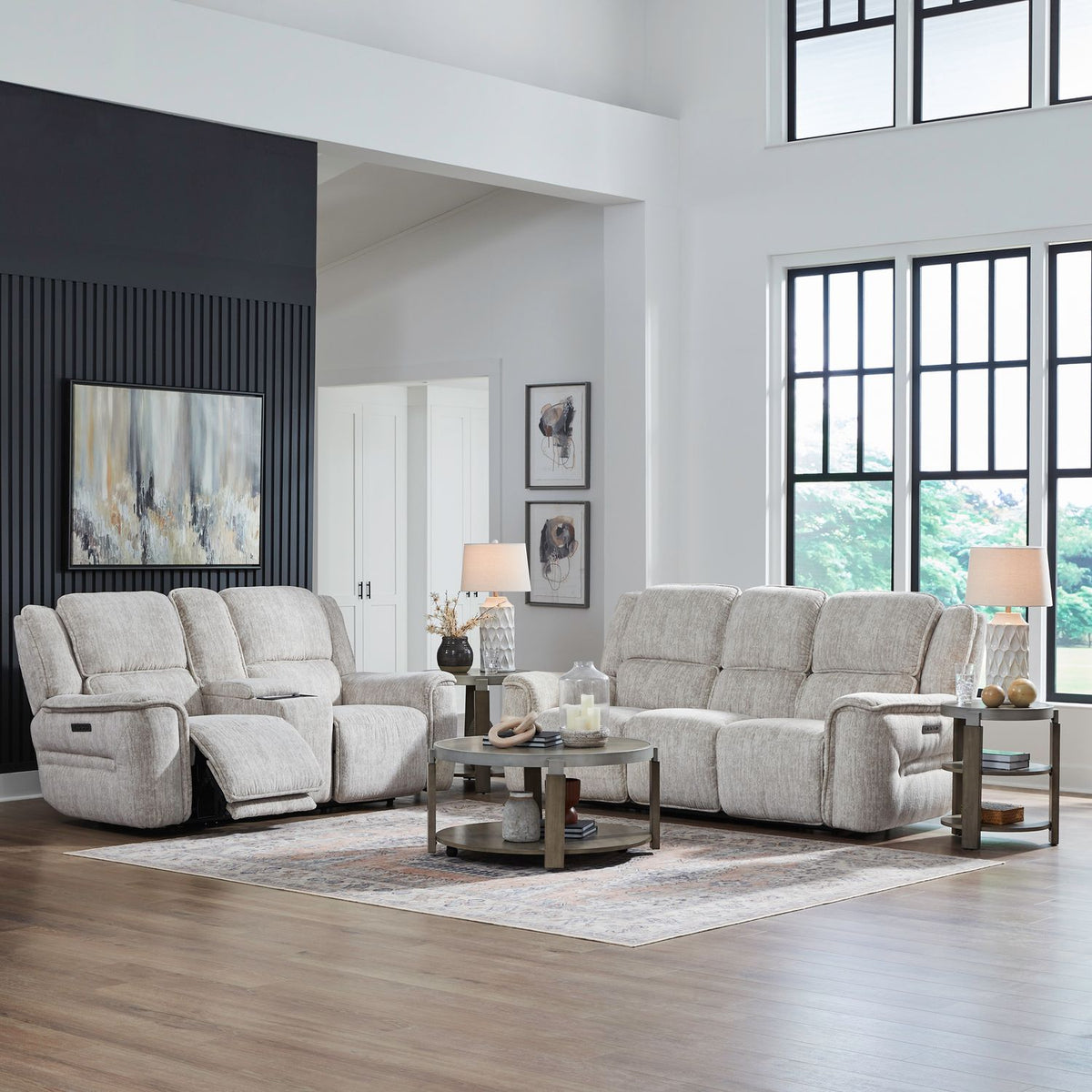 7025PF-UPH-SOLO - Sofa & Loveseat - Liberty Furniture