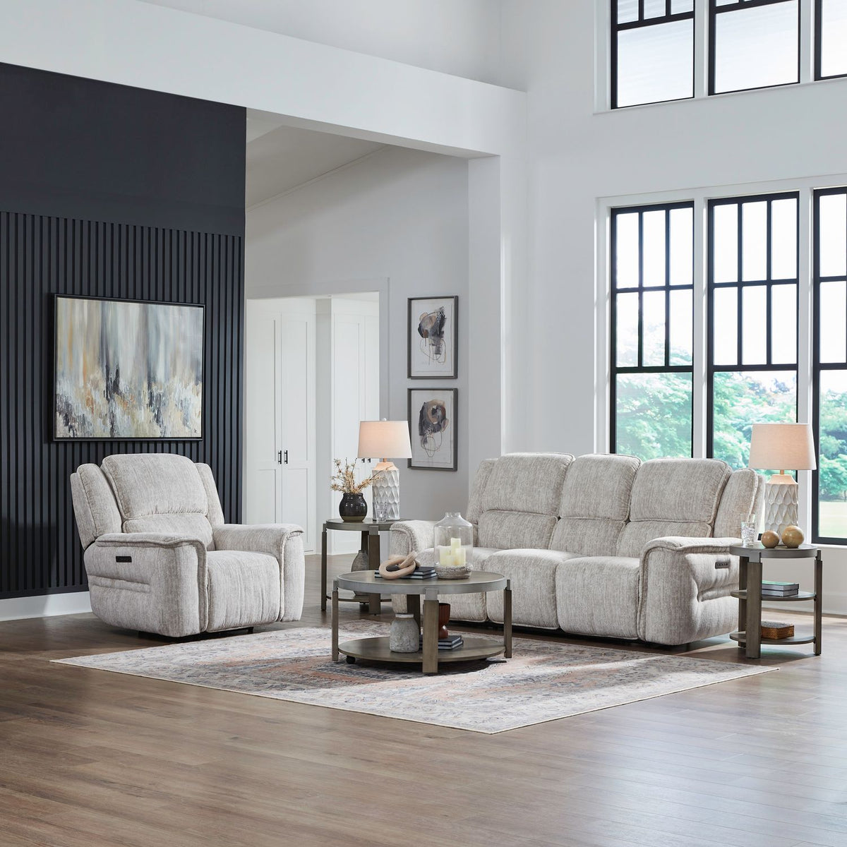 7025PF-UPH-SOREC - Sofa & Recliner - Liberty Furniture