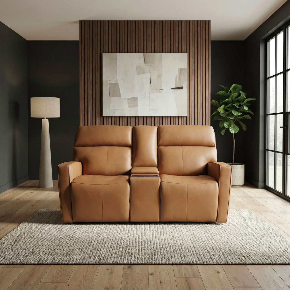 7026AN-23P - Loveseat w/ Console P3 & ZG - Liberty Furniture