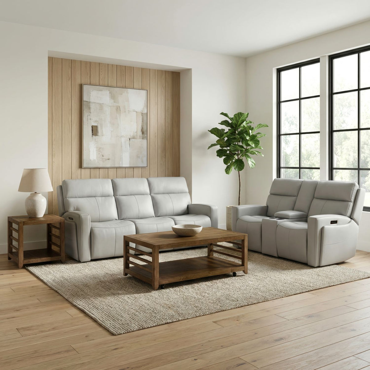 7026GR-UPH-SOLO - Sofa & Loveseat - Liberty Furniture