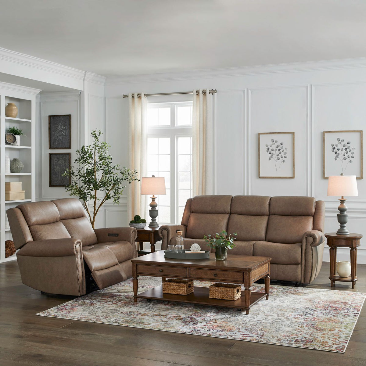 7029TP-UPH-SOLO - Sofa & Loveseat - Liberty Furniture