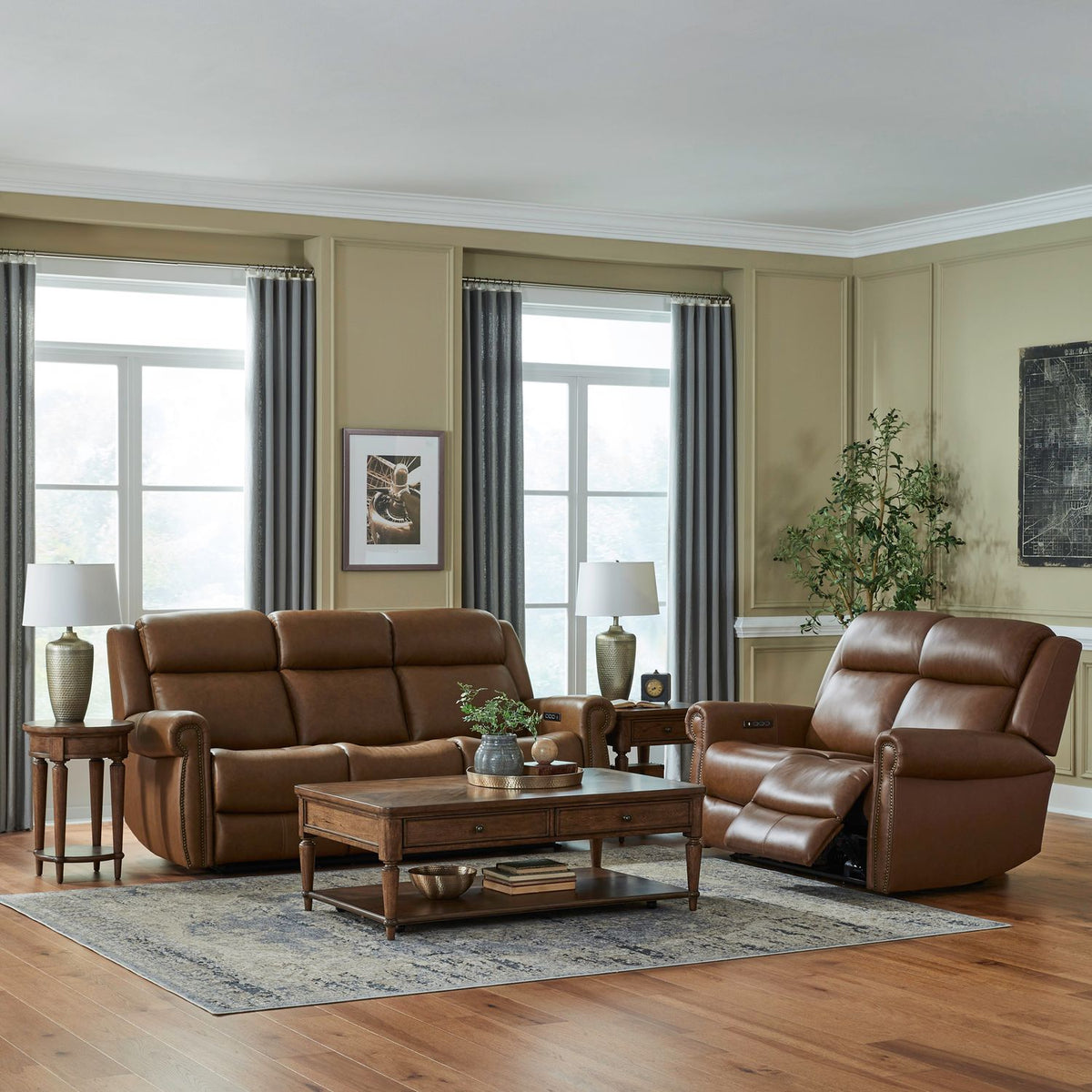 7029VB-UPH-SOLO - Sofa & Loveseat - Liberty Furniture