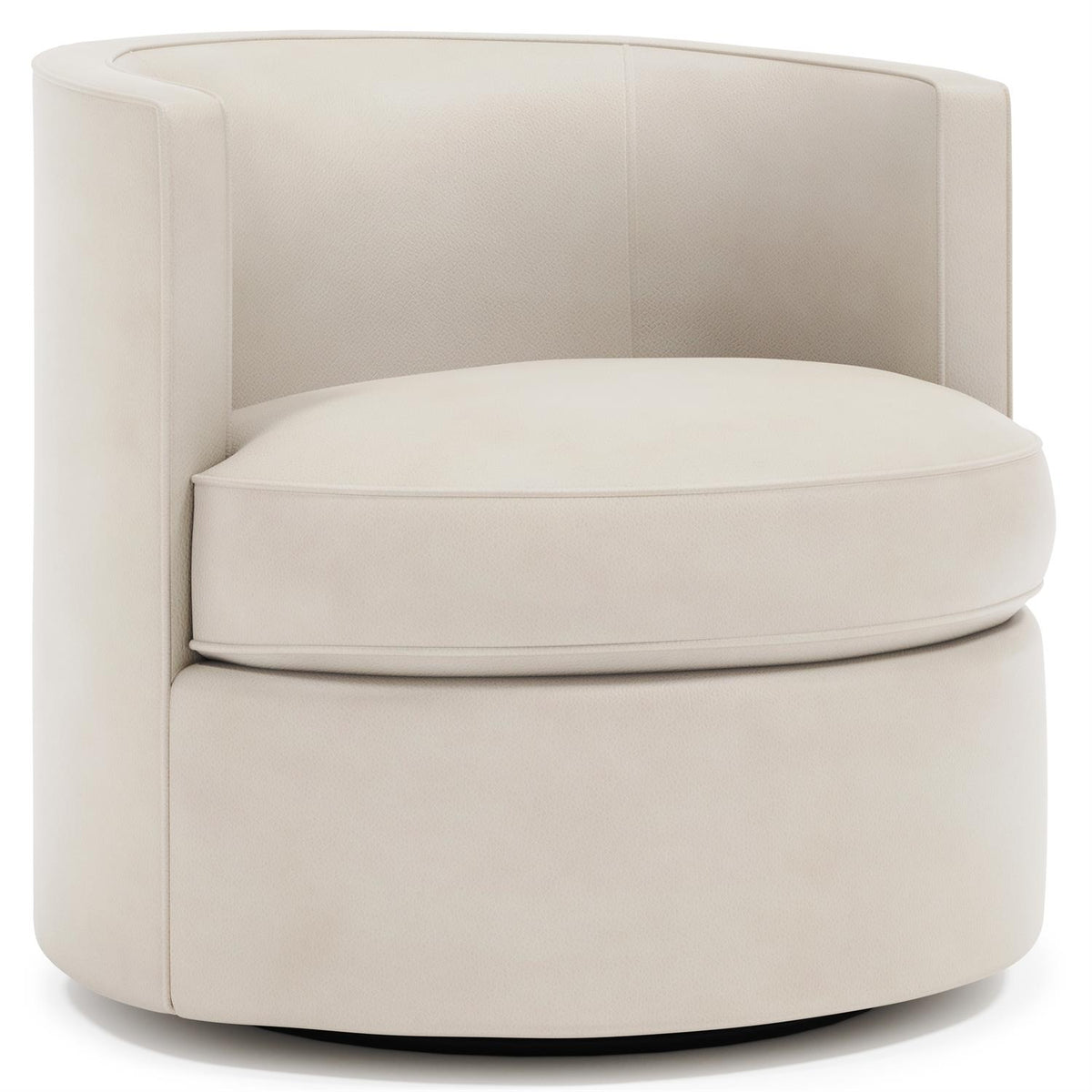 Fleur Leather Swivel Chair