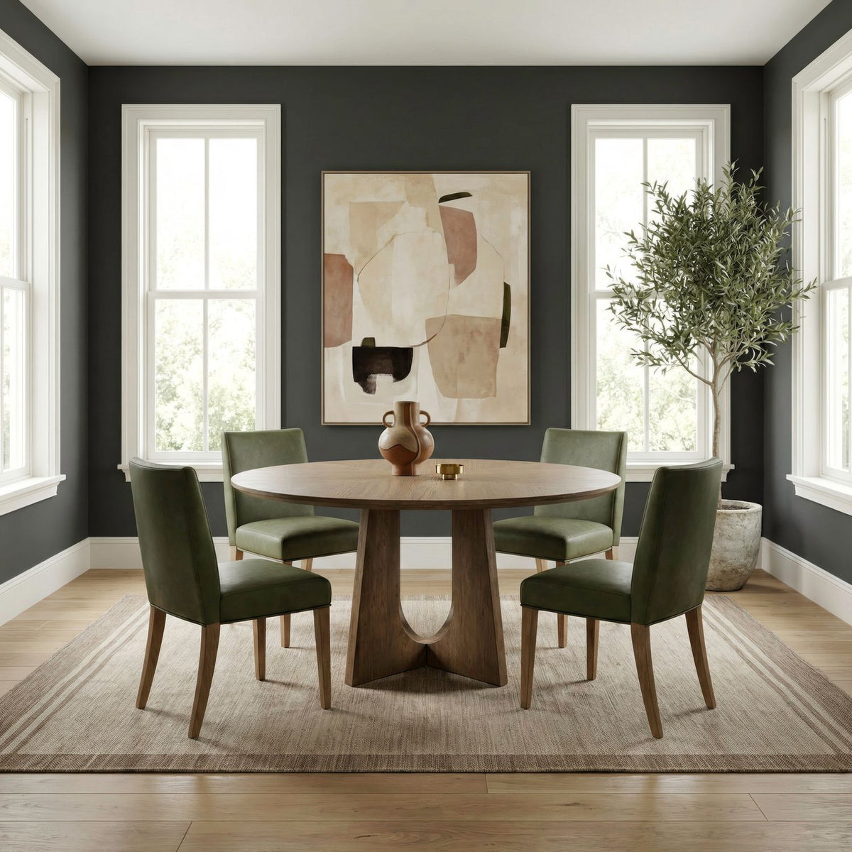 724-CD-5PDS - 5 Piece Pedestal Table Set - Liberty Furniture