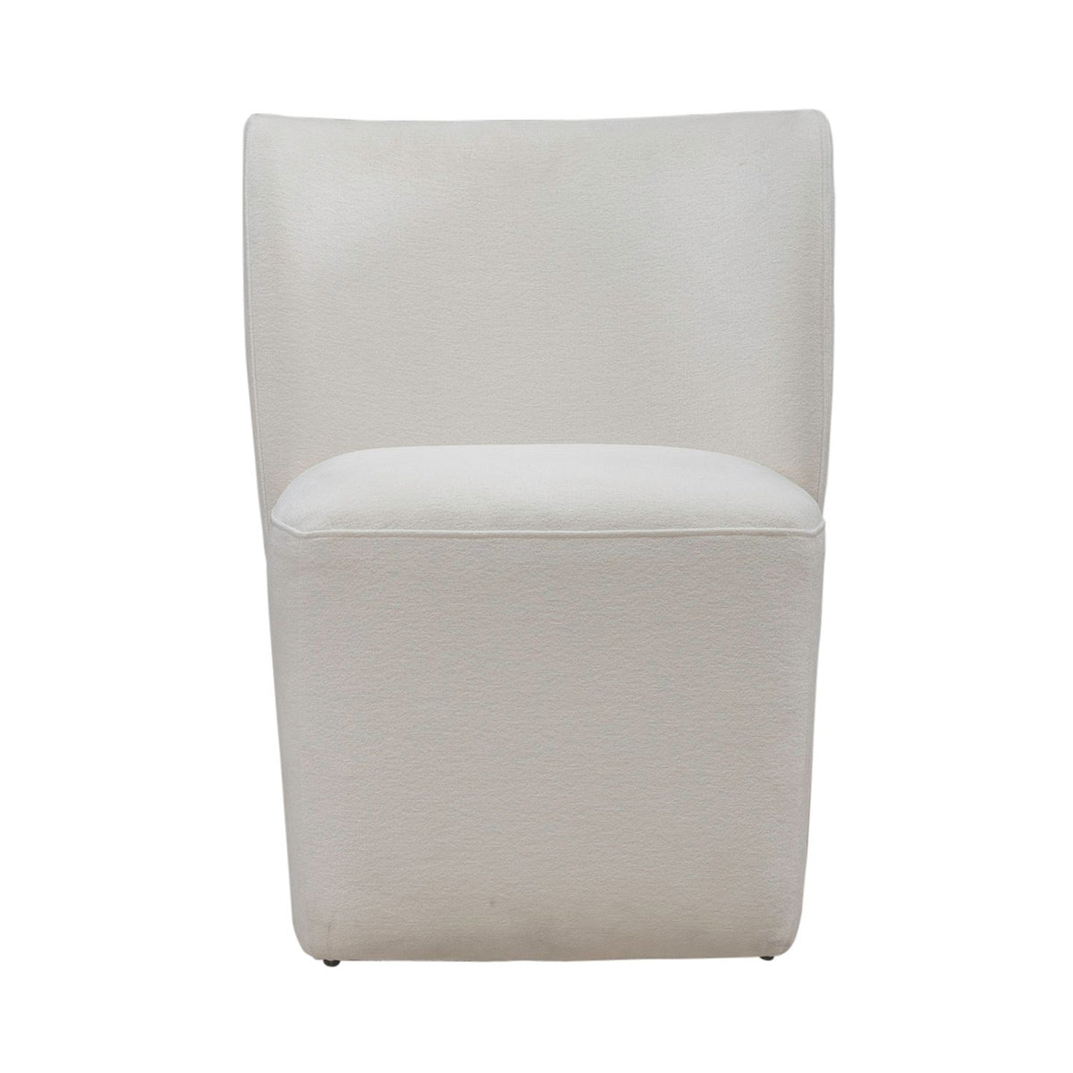 728-ADC90-IV - Accent Dining Chair w/ Casters - Ivory - Liberty Furniture