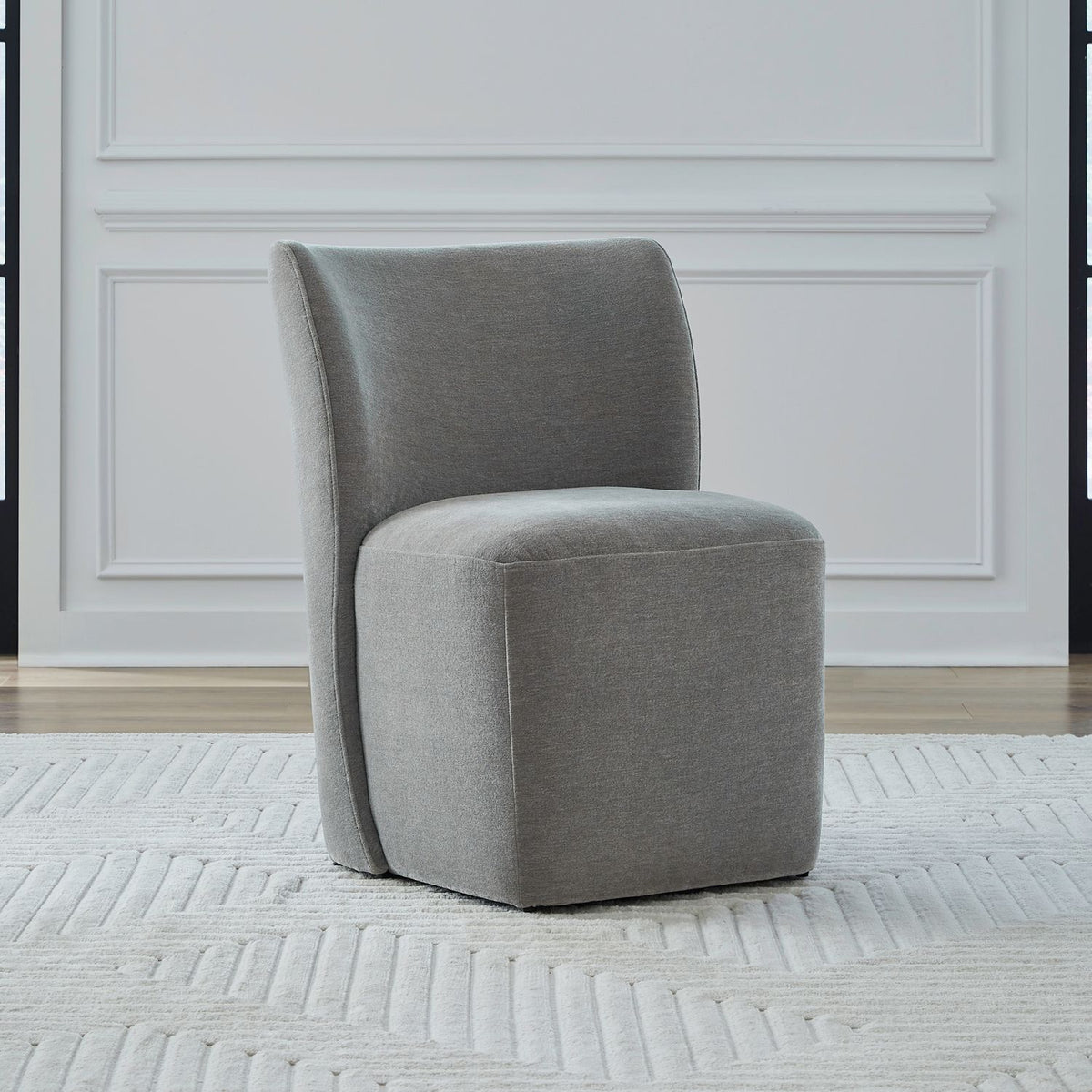 728-ADC90-SP - Accent Dining Chair w/ Casters - Sapphire - Liberty Furniture