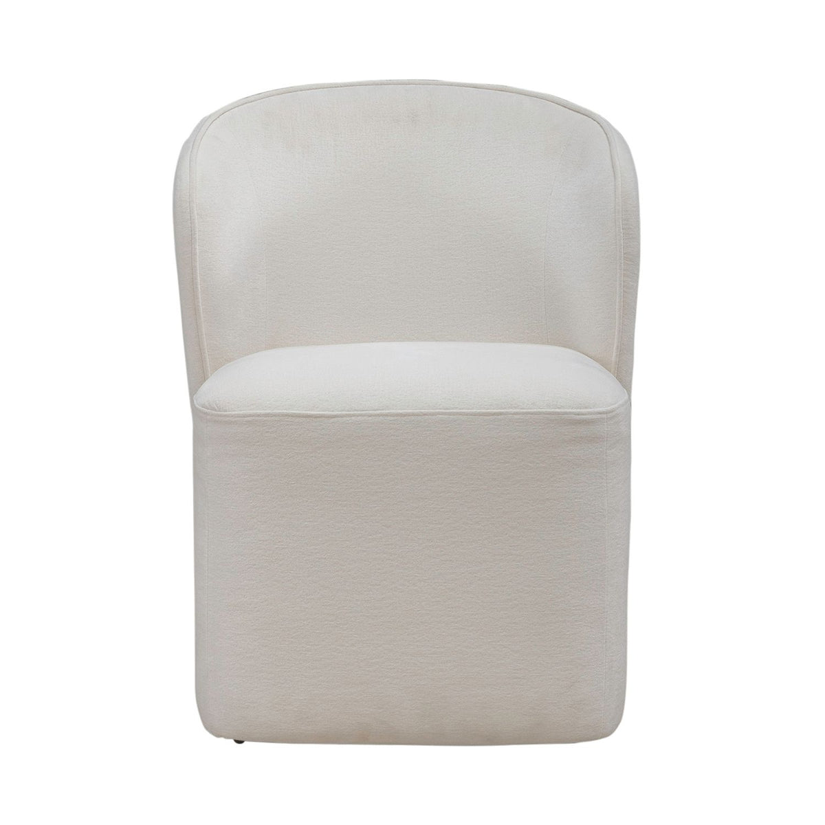 730-ADC90-IV - Accent Dining Chair w/ Casters - Ivory - Liberty Furniture
