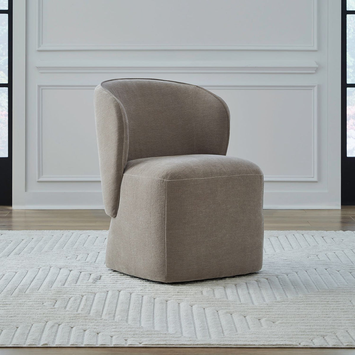 730-ADC90-TR - Accent Dining Chair w/ Casters - Truffle - Liberty Furniture