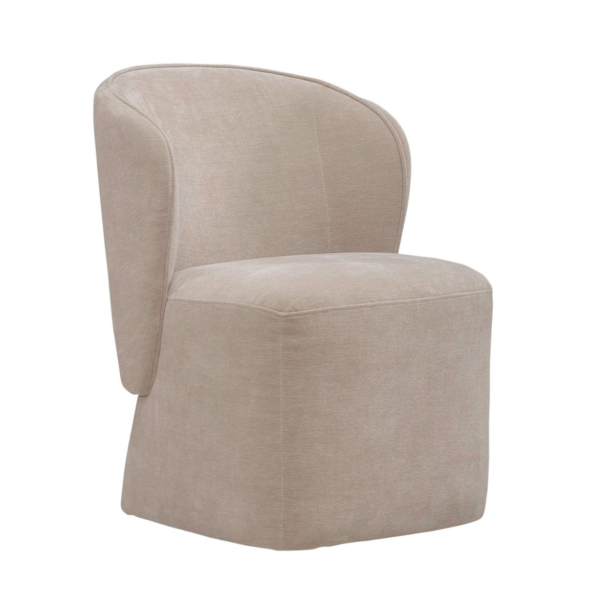 730-ADC90-WK - Accent Dining Chair w/ Casters - Wicker - Liberty Furniture