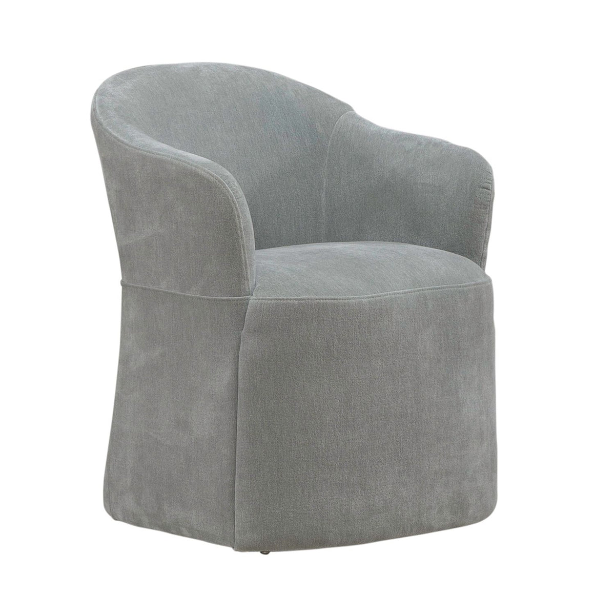 731-ADC90-SP - Accent Dining Chair w/ Casters - Sapphire - Liberty Furniture