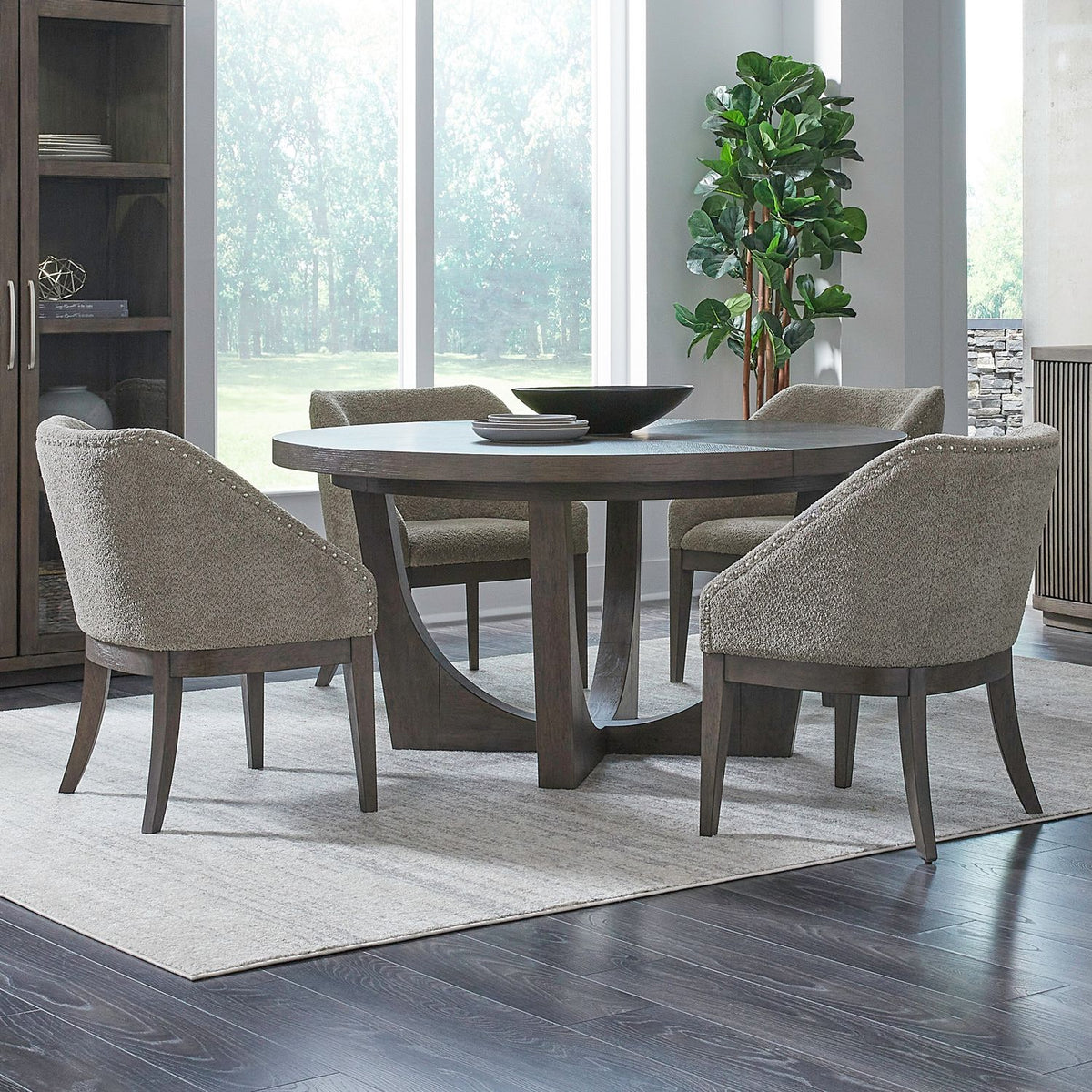 732-DR-5PDS - 5 Piece Pedestal Table Set - Liberty Furniture