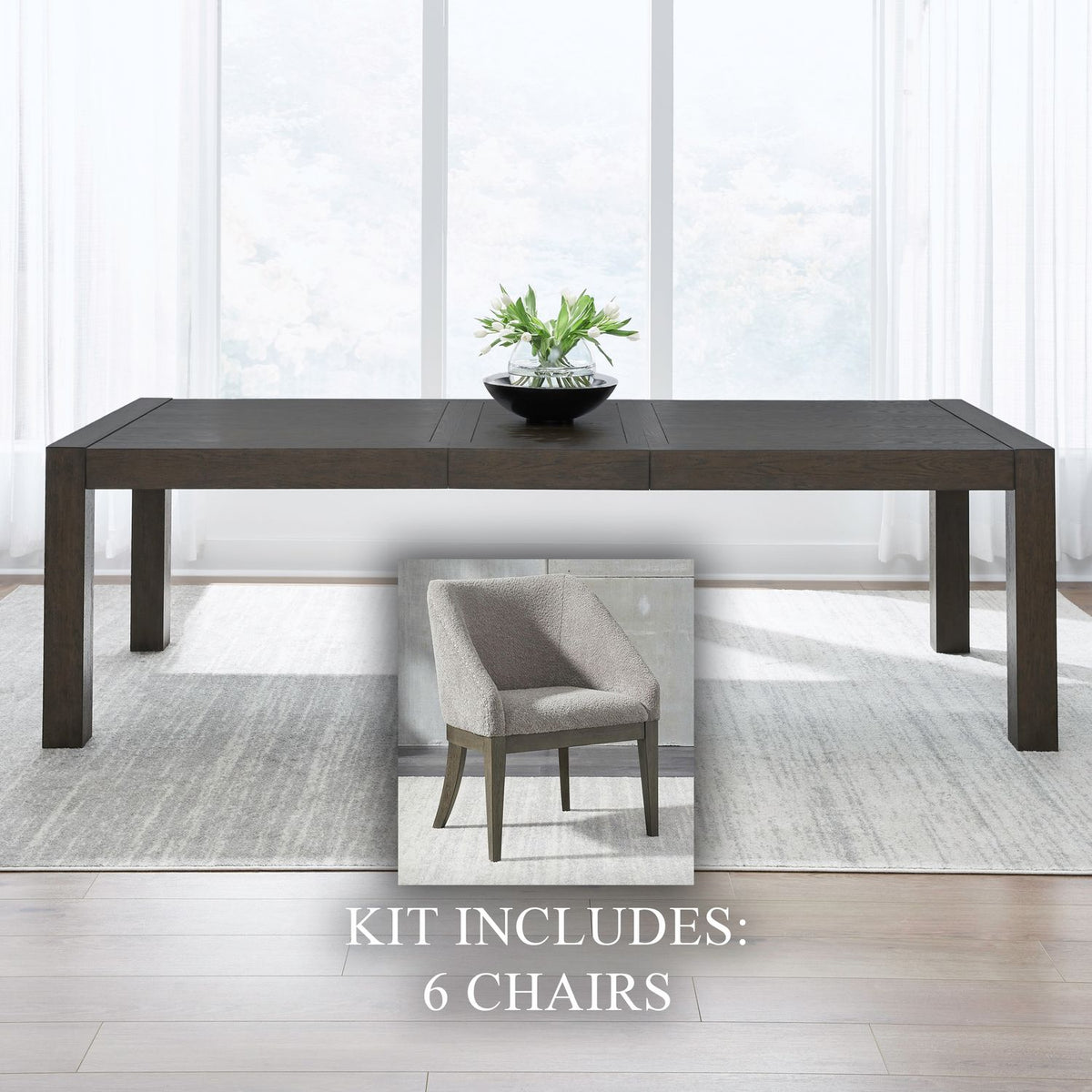 732-DR-7RLS - 7 Piece Rectangular Table Set - Liberty Furniture