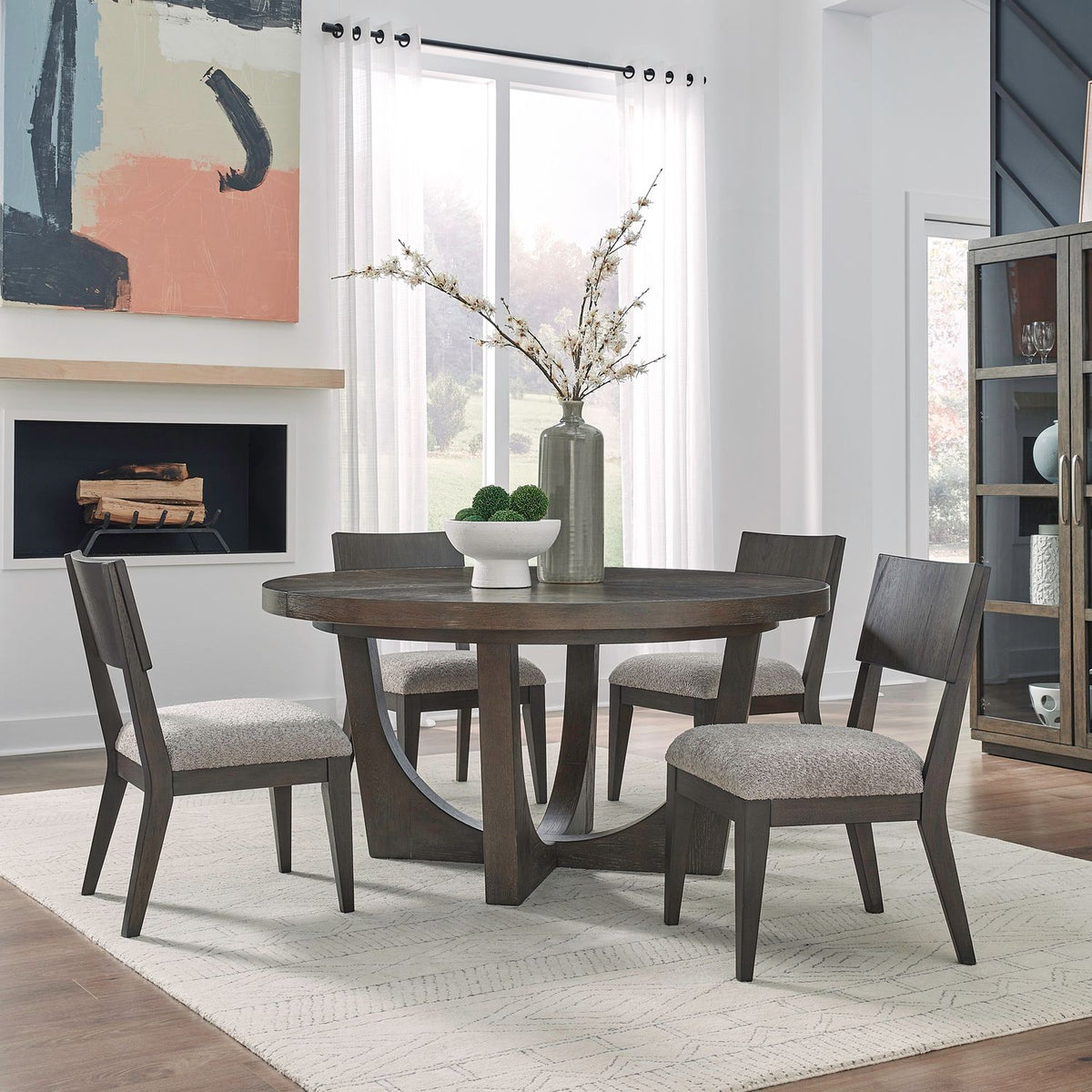 732-DR-O5PDS - Opt 5 Piece Pedestal Table Set - Liberty Furniture