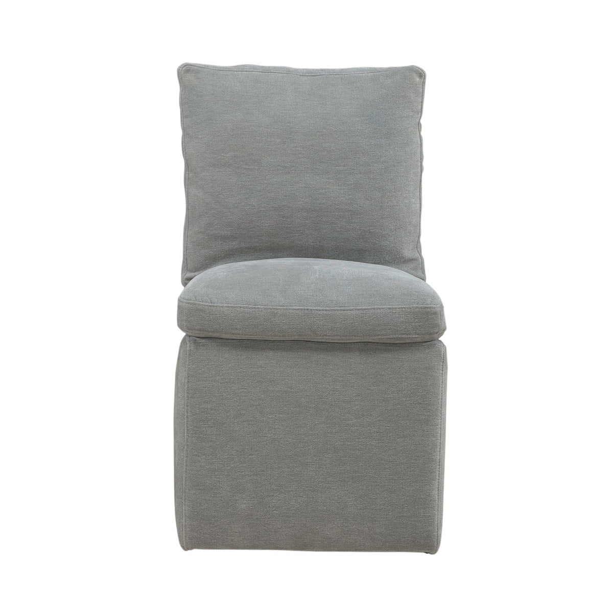 733-ADC90-SP - Accent Dining Chair w/ Casters - Sapphire - Liberty Furniture