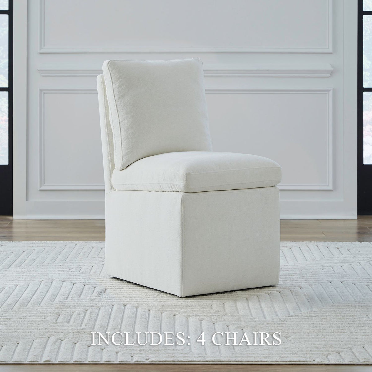 733-ADCH-IV4PK - Ivory Accent Dining Chairs - Set of 4 - Liberty Furniture