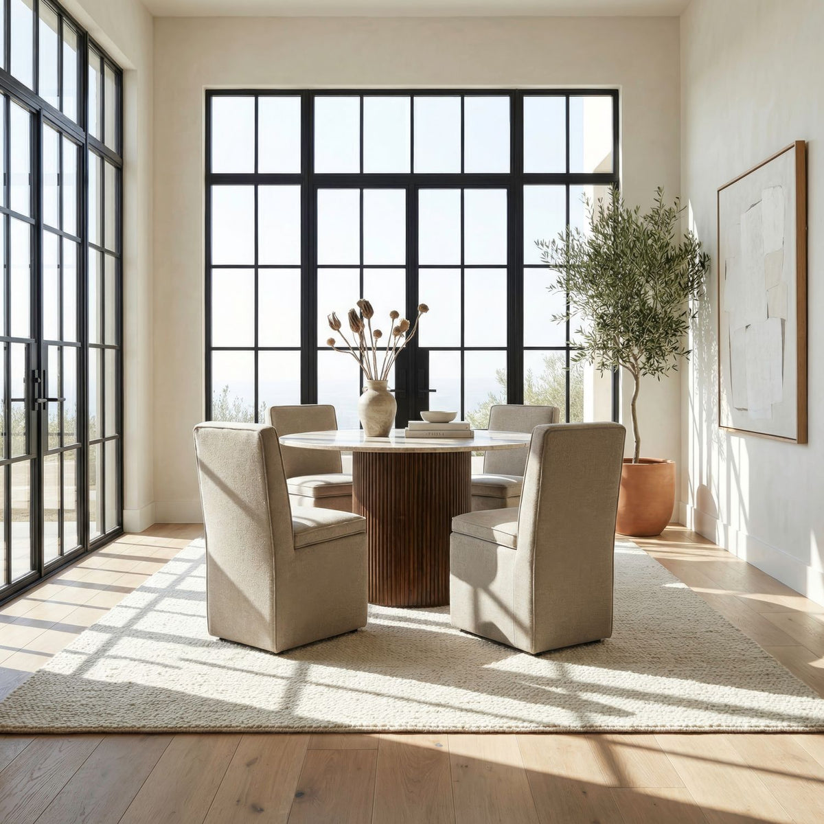 736-ADC90-SN - Accent Storage Dining Chair w/ Casters - Liberty Furniture