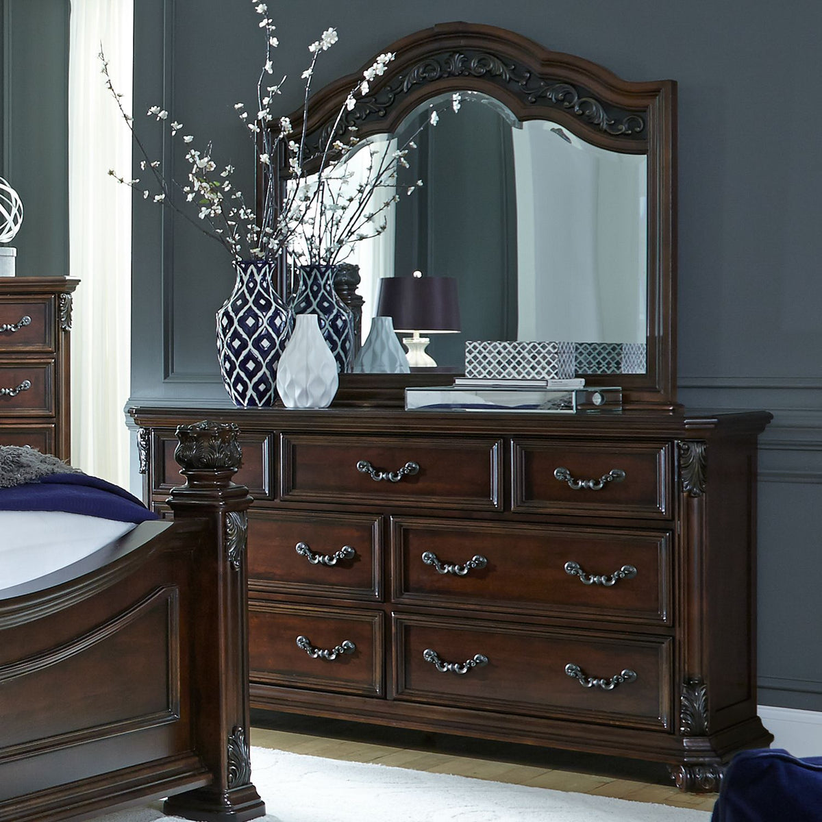 737-BR-DM - Dresser & Mirror - Liberty Furniture