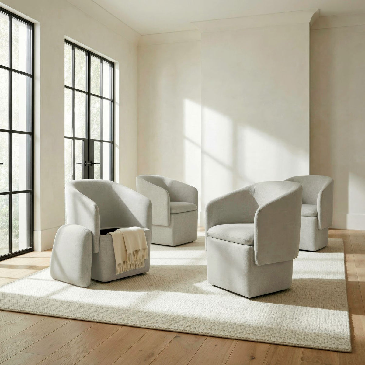738-ADCH-CL4PK - Cloud Accent Dining Chairs - Set of 4 - Liberty Furniture