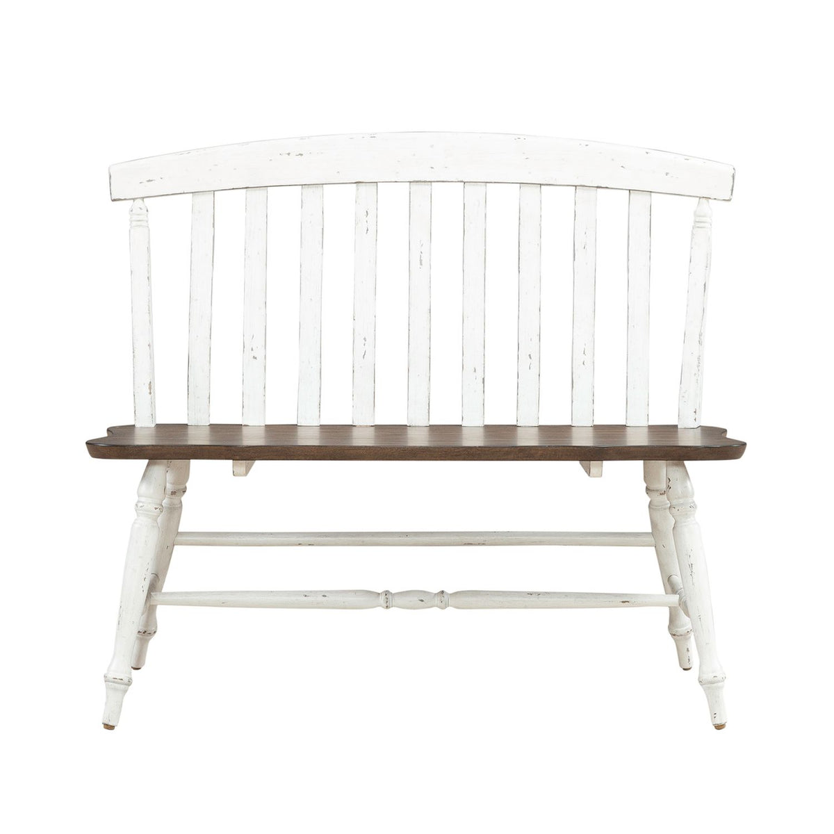 741-C9000B - Slat Back Bench (RTA) - Liberty Furniture