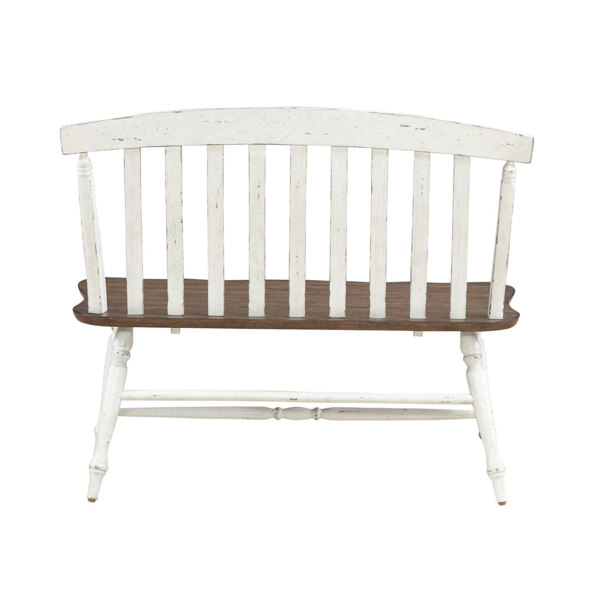 741-C9000B - Slat Back Bench (RTA) - Liberty Furniture