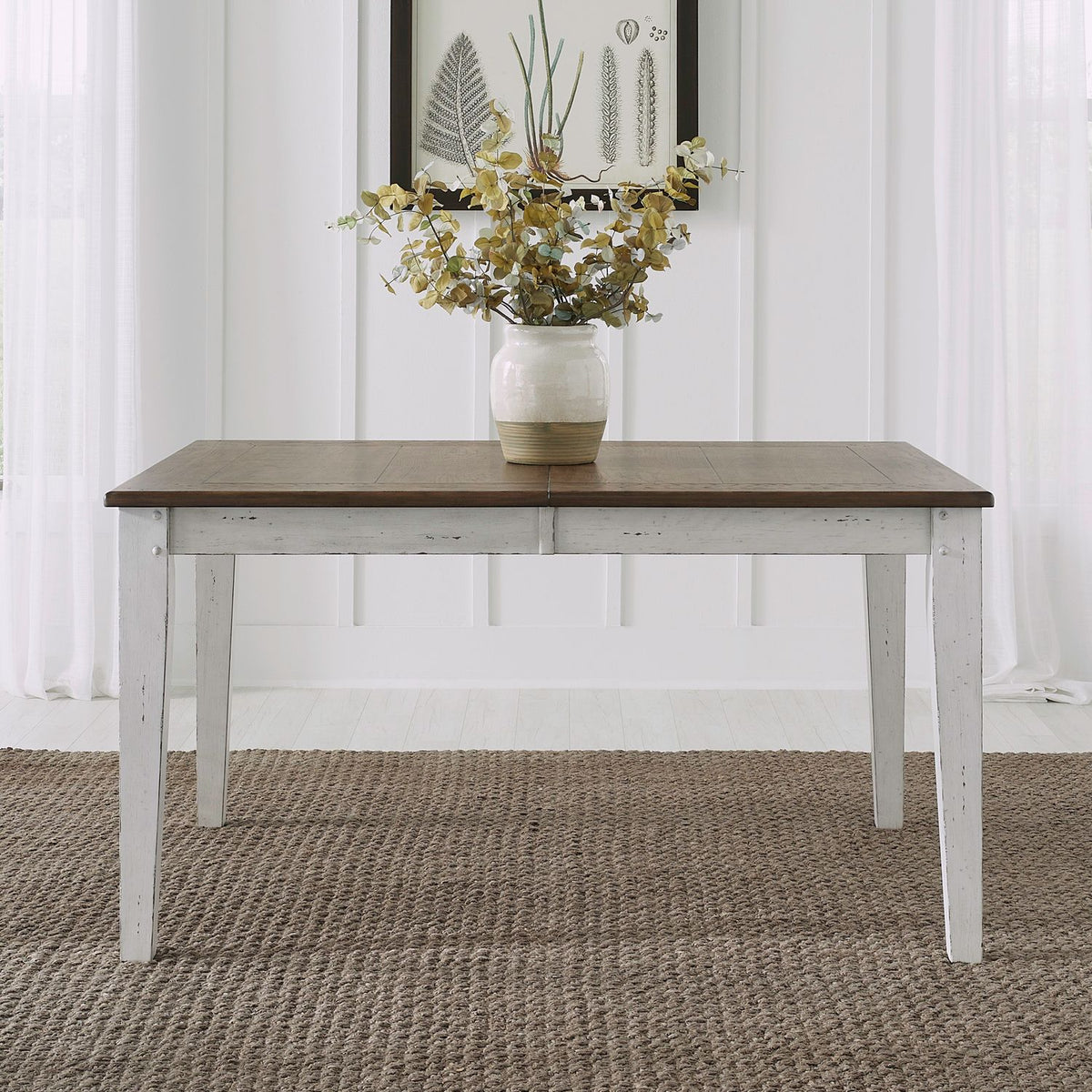 741-T4074 - Rectangular Leg Table - Liberty Furniture