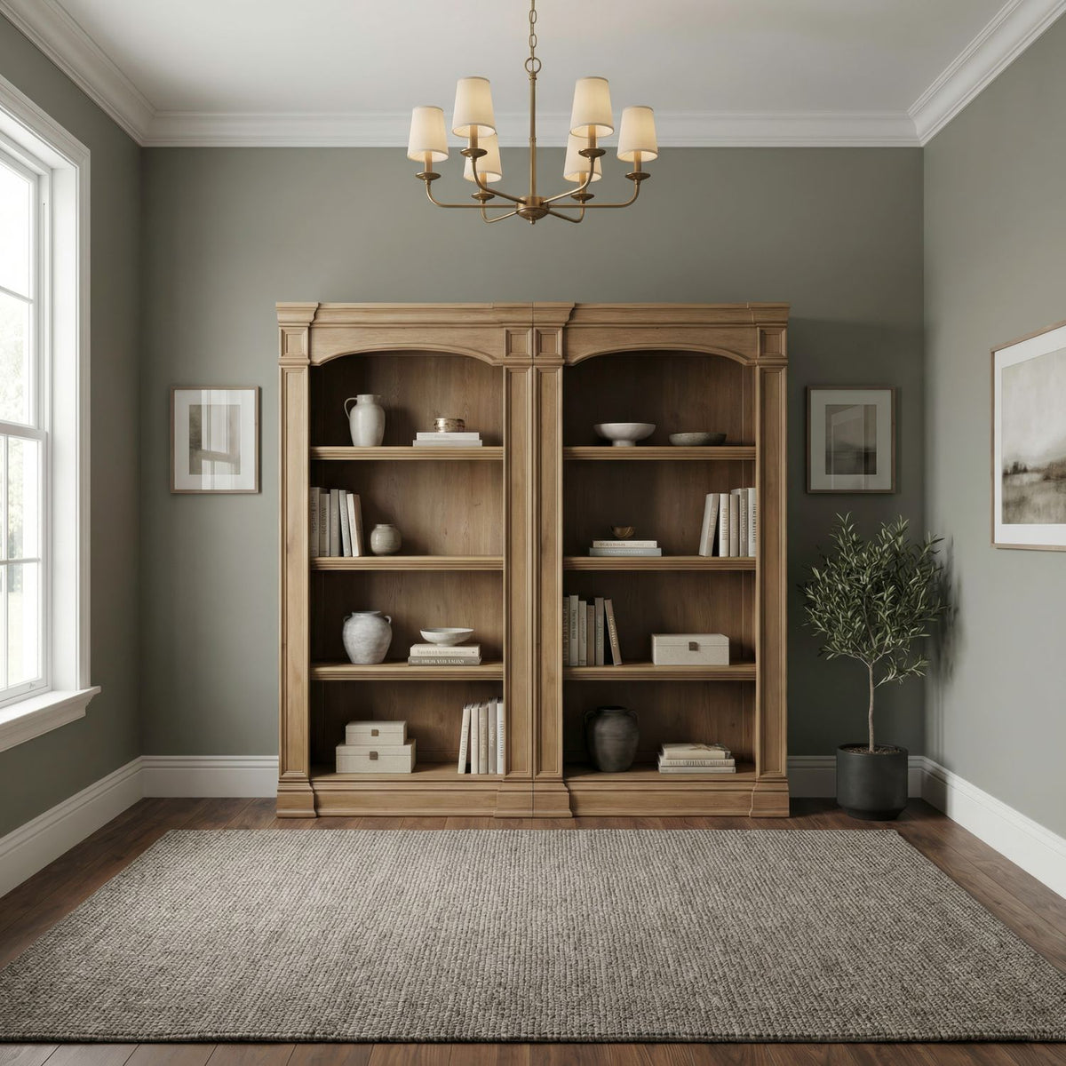 757-HO-2BB - 2 Piece Bunching Bookcase - Liberty Furniture